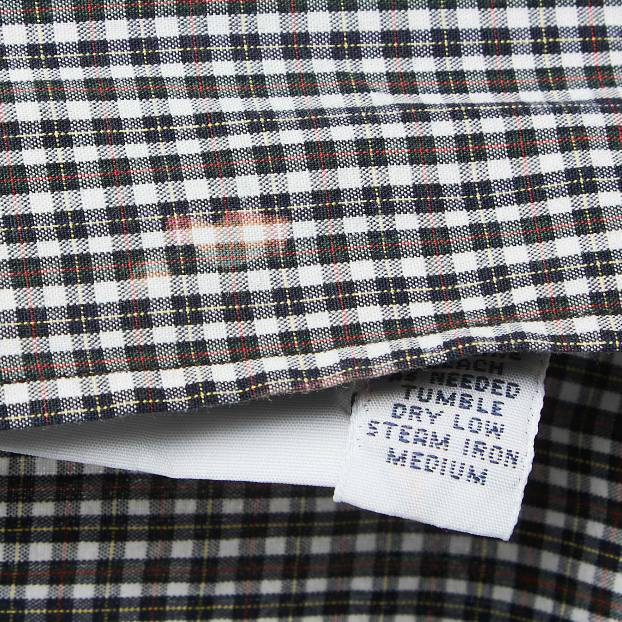 Polo Ralph Lauren Brown Mini Plaid Cotton Button Down Full Sleeve Shirt XL