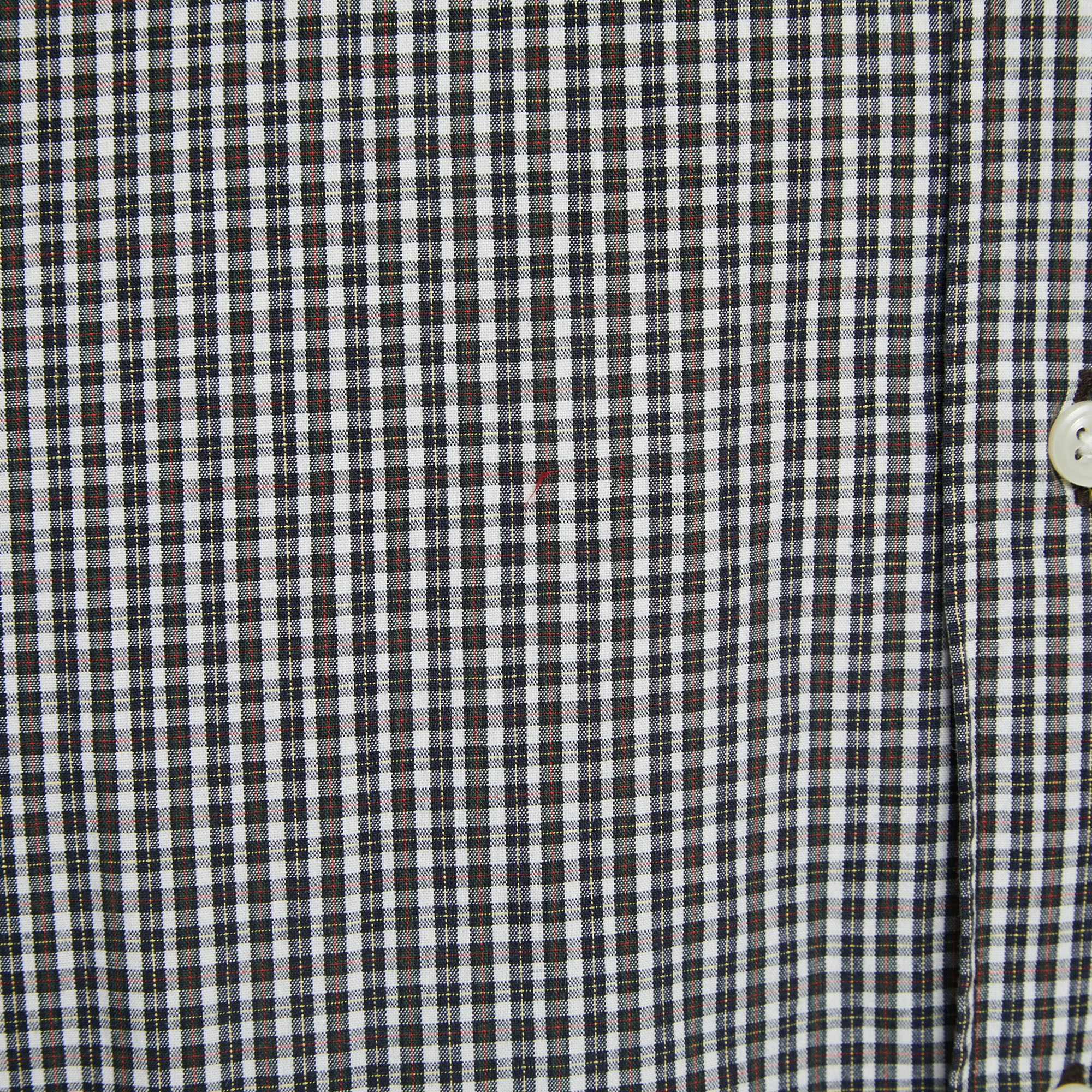 Polo Ralph Lauren Brown Mini Plaid Cotton Button Down Full Sleeve Shirt XL