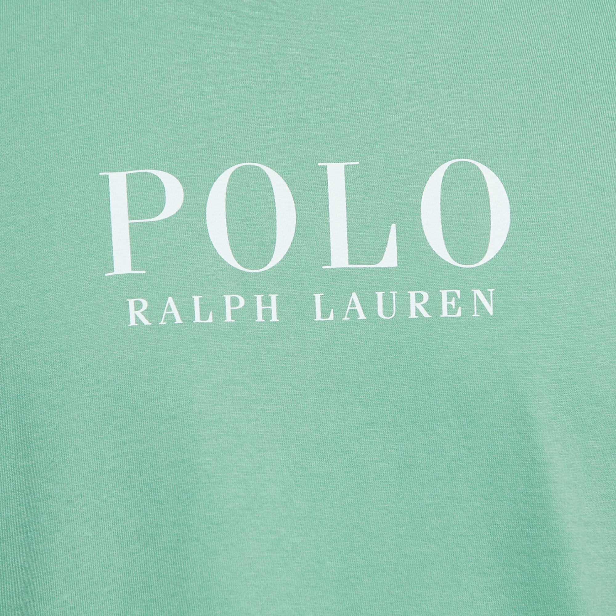 Polo Ralph Lauren Green Cotton Printed Long Sleeve T-Shirt M