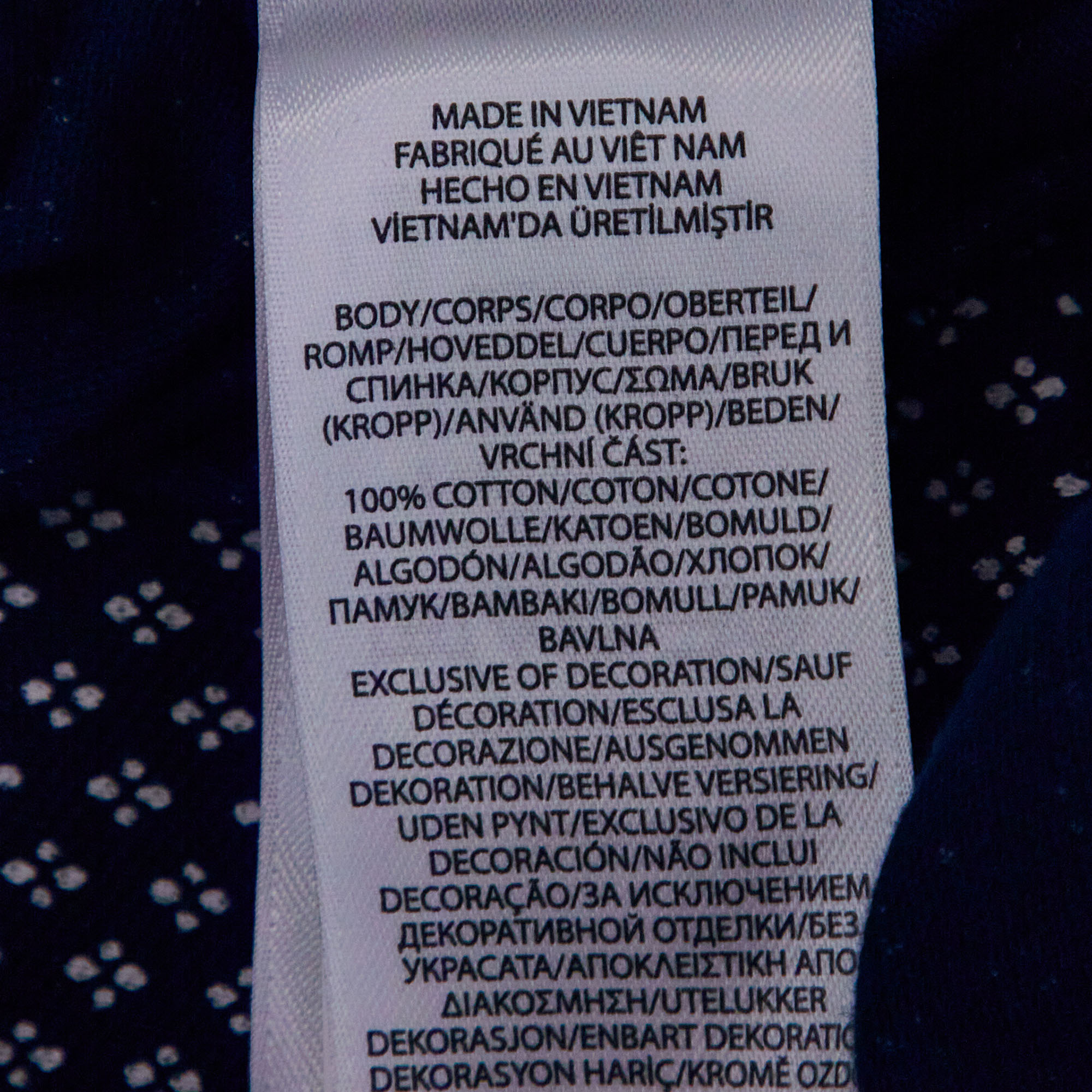 Polo Ralph Lauren Navy Blue Printed Cotton Button Down Full Sleeve Shirt XL