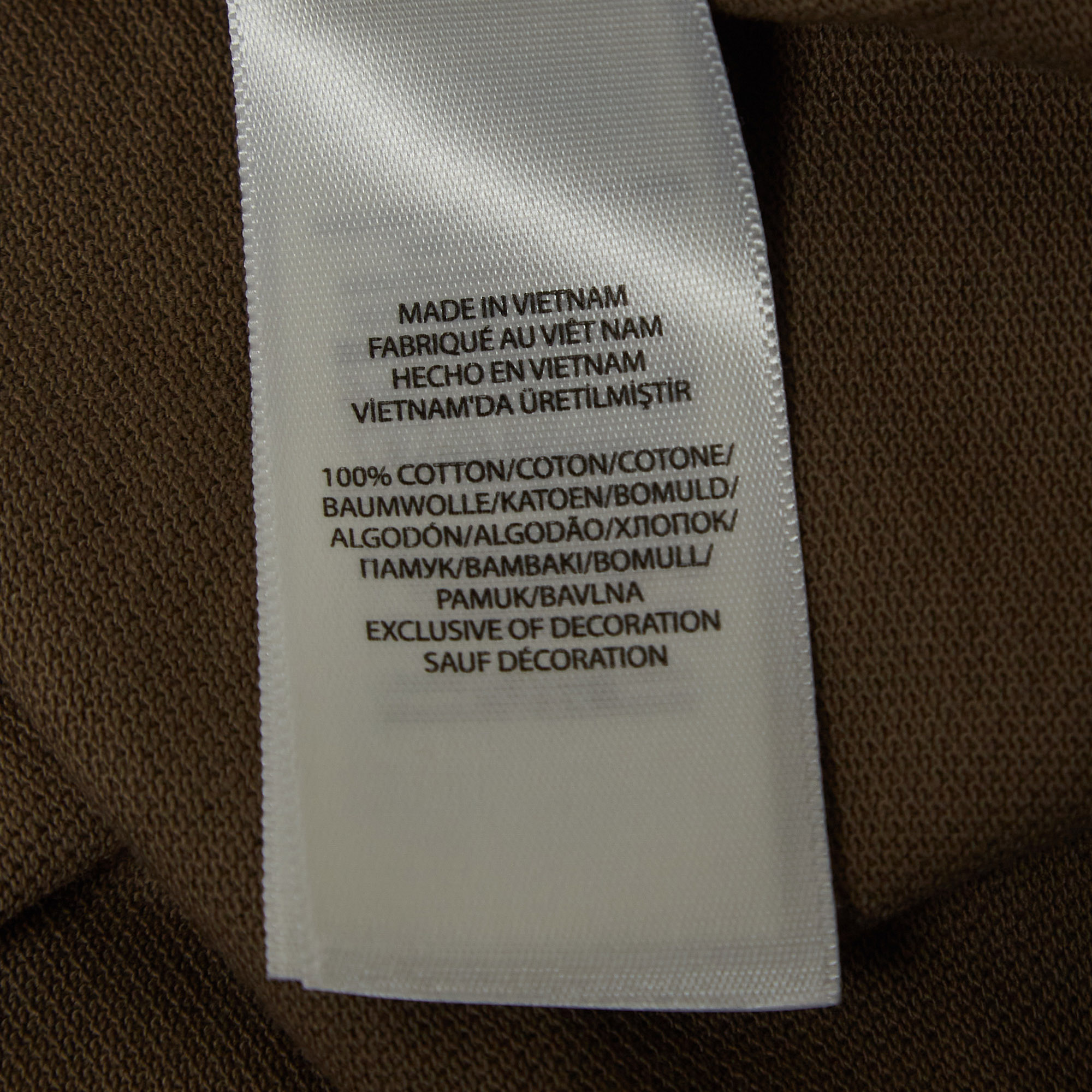 Polo Ralph Lauren Brown Cotton Pique Long Sleeve Polo T-Shirt M