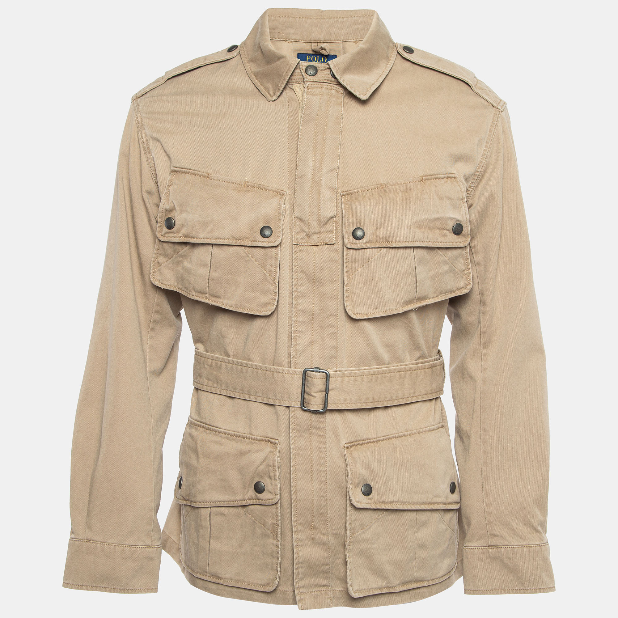 

Polo Ralph Lauren Brown Cotton Belted Paratrooper Jacket