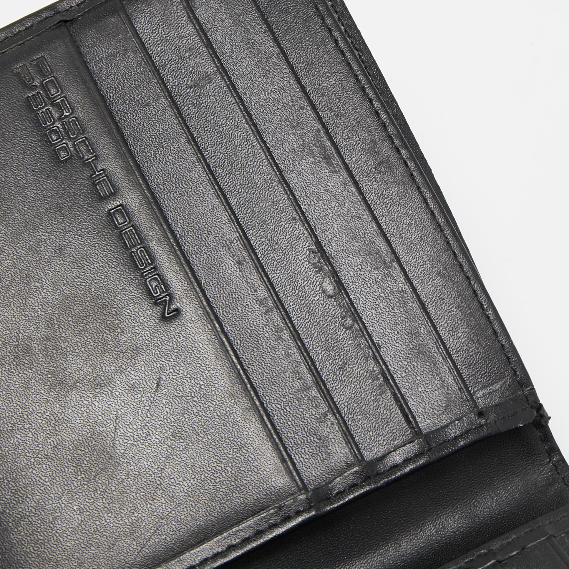 Porsche Design Black Leather P3300 Bifold Wallet