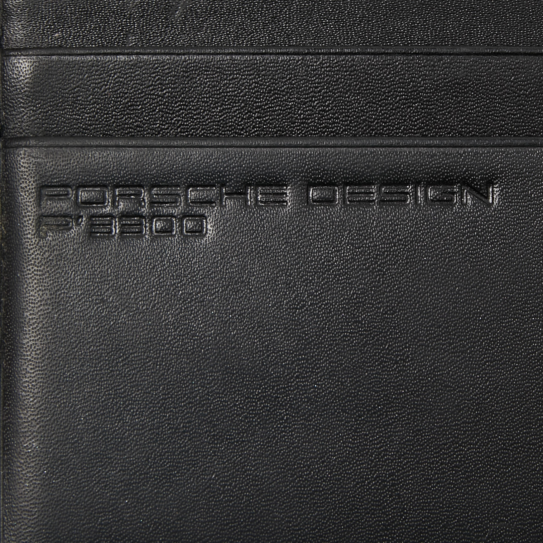 Porsche Design Black Leather P3300 Bifold Wallet