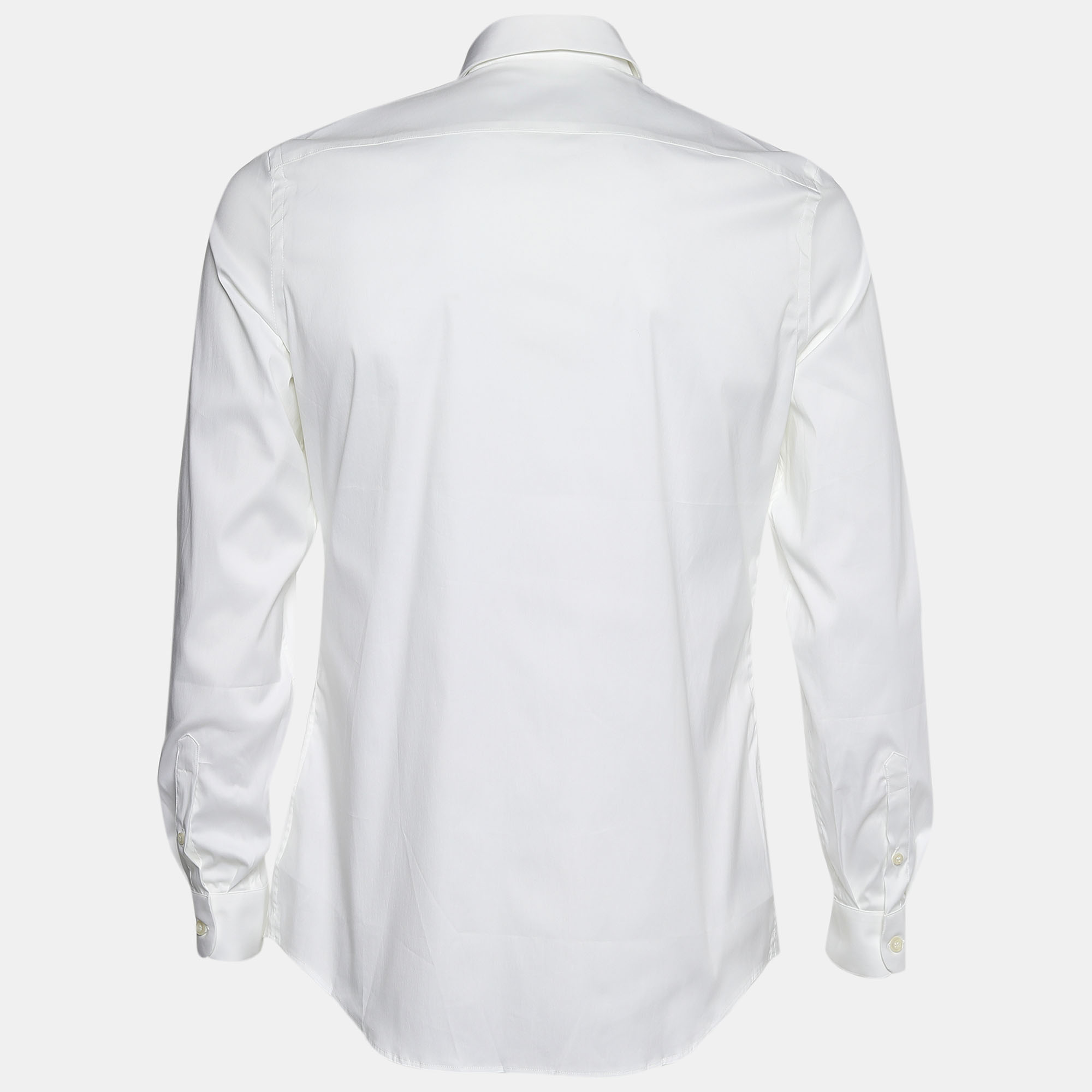 Prada White Cotton Long Sleeve Shirt
Prada White Cotton Long Sleeve Shirt