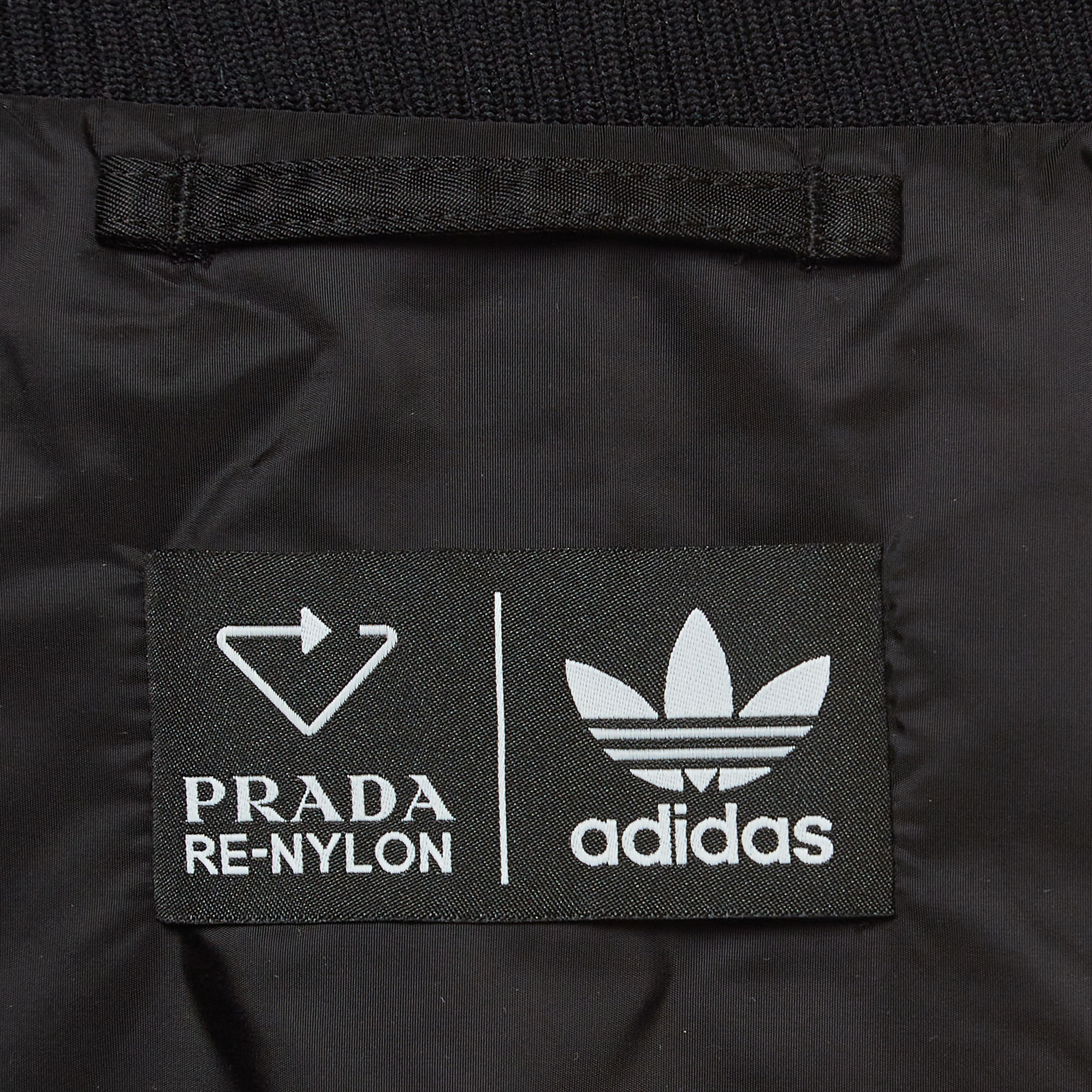 Prada X Adidas Black Re-Nylon Track Jacket XL