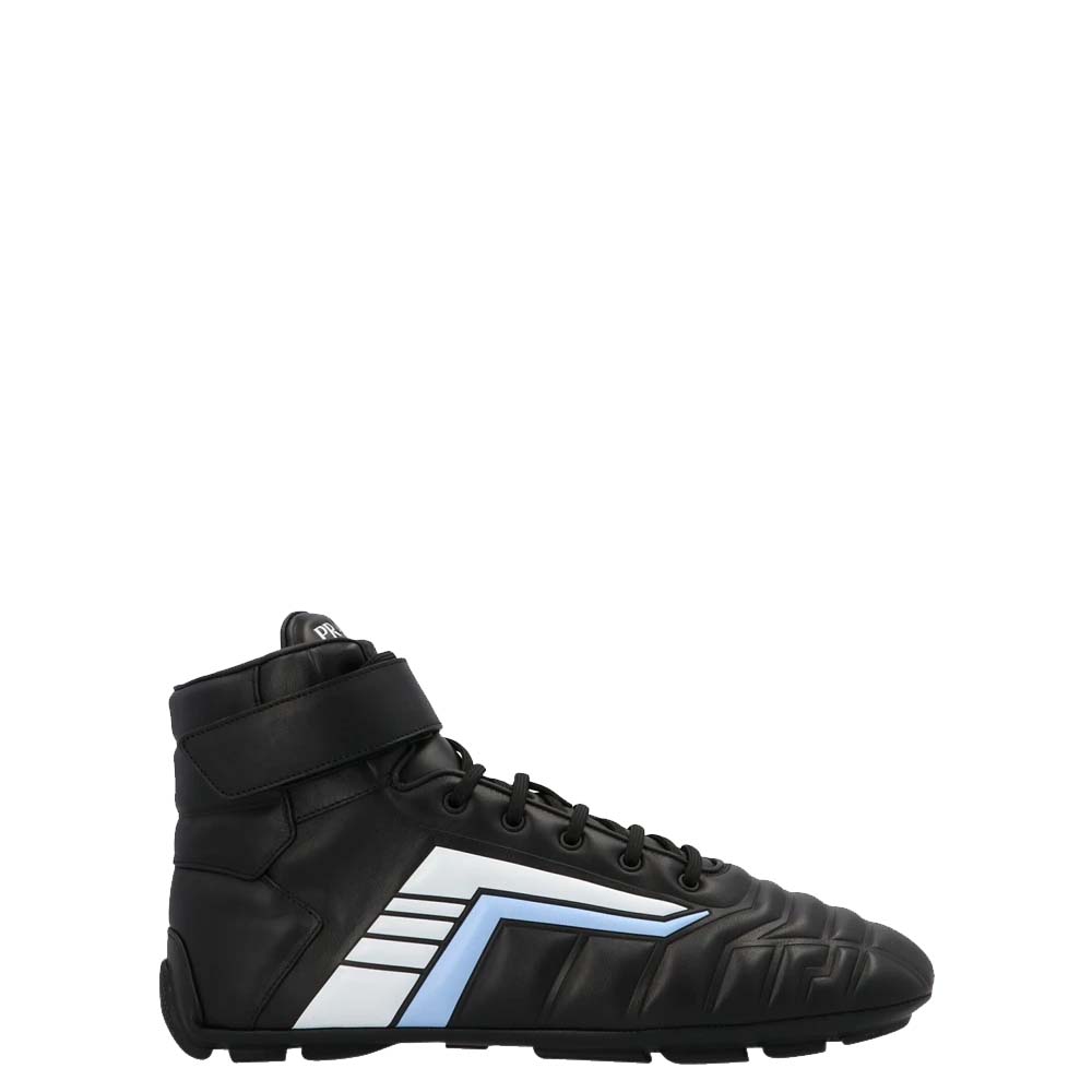 Prada Black lace-up Chukka Sneakers Size EU 44 (UK 10)