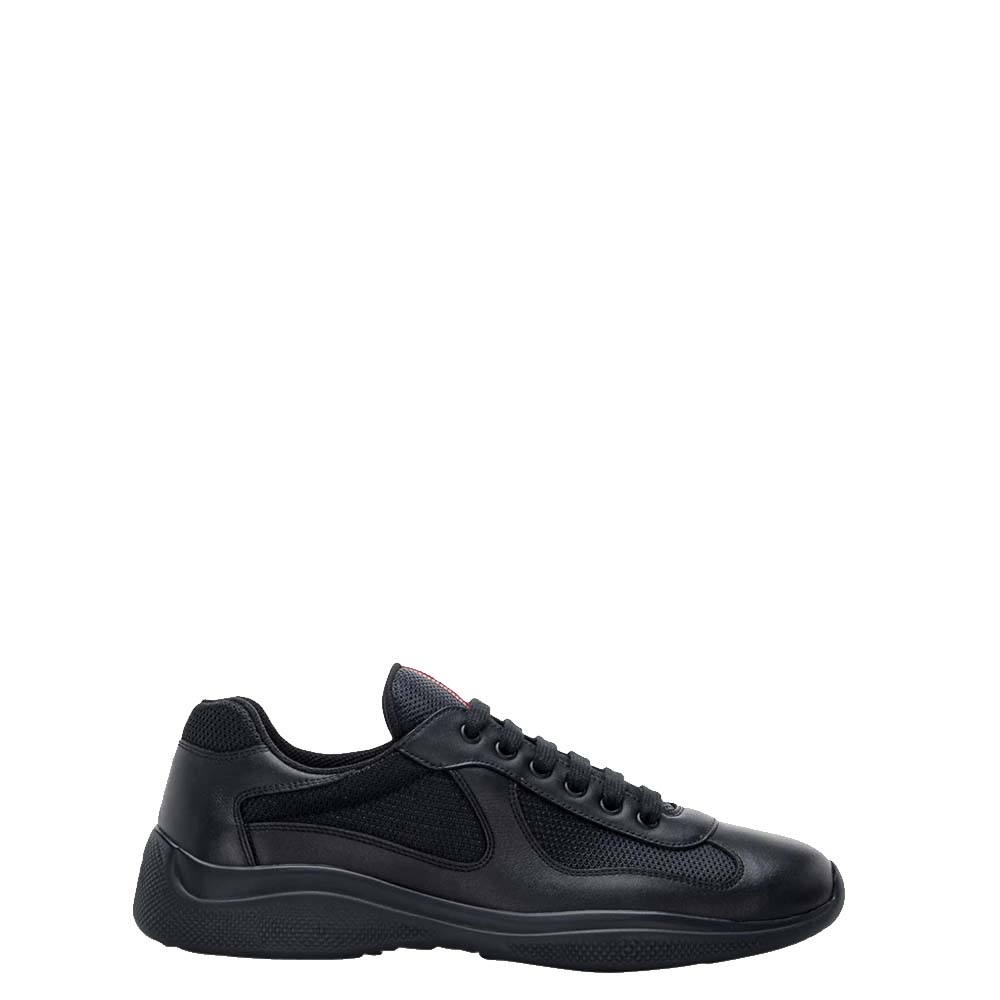 Prada Black geometric panelled Sneakers Size EU 42 UK 8