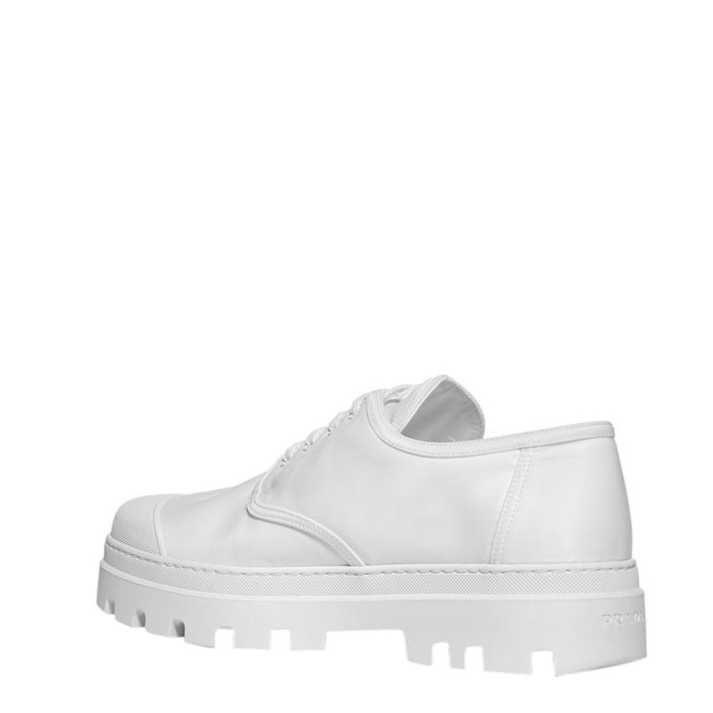 Prada White Derby Sneakers Size UK 10/ EU 44