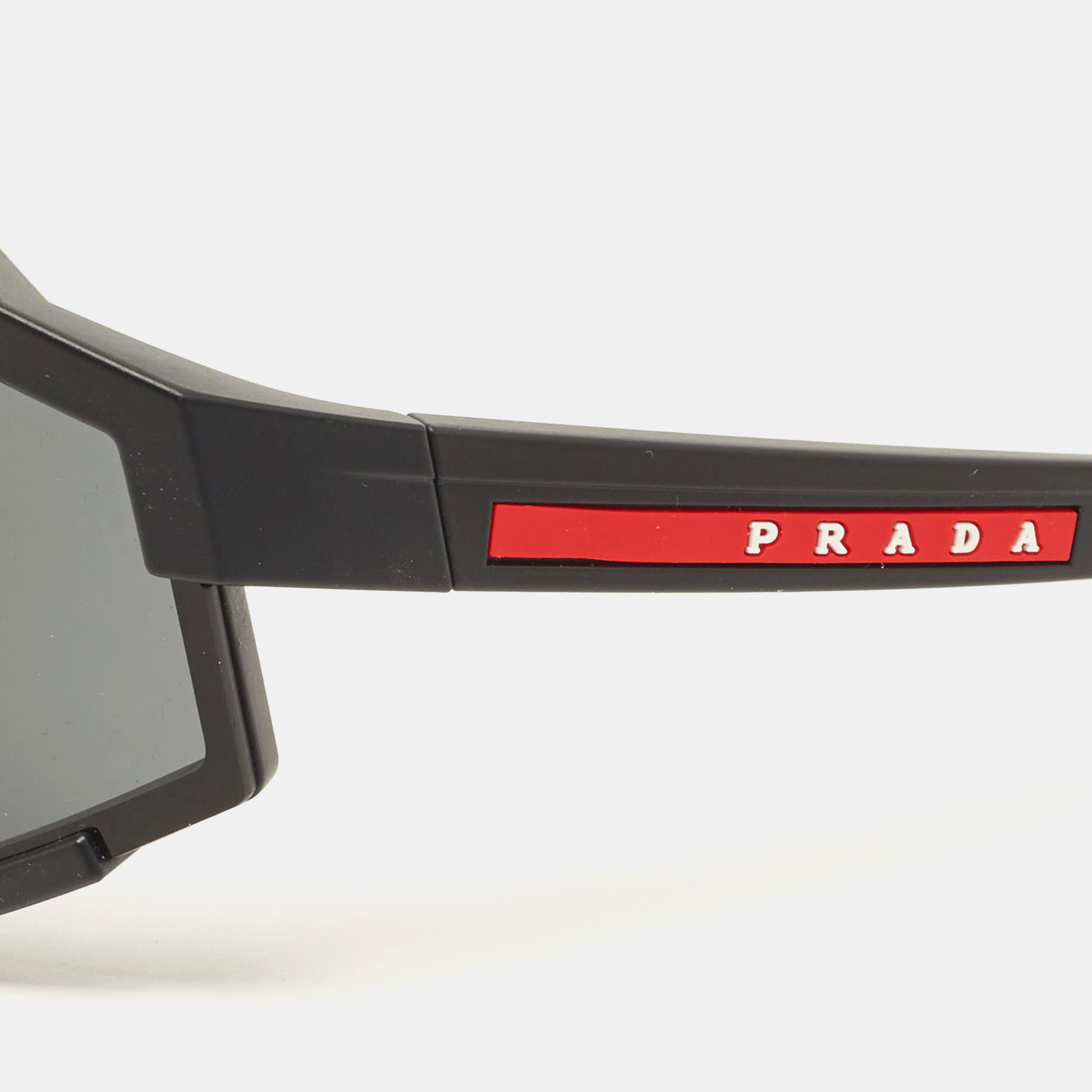

Prada Black/Slate Grey SPS 04W Linea Rossa Impavid Sunglasses