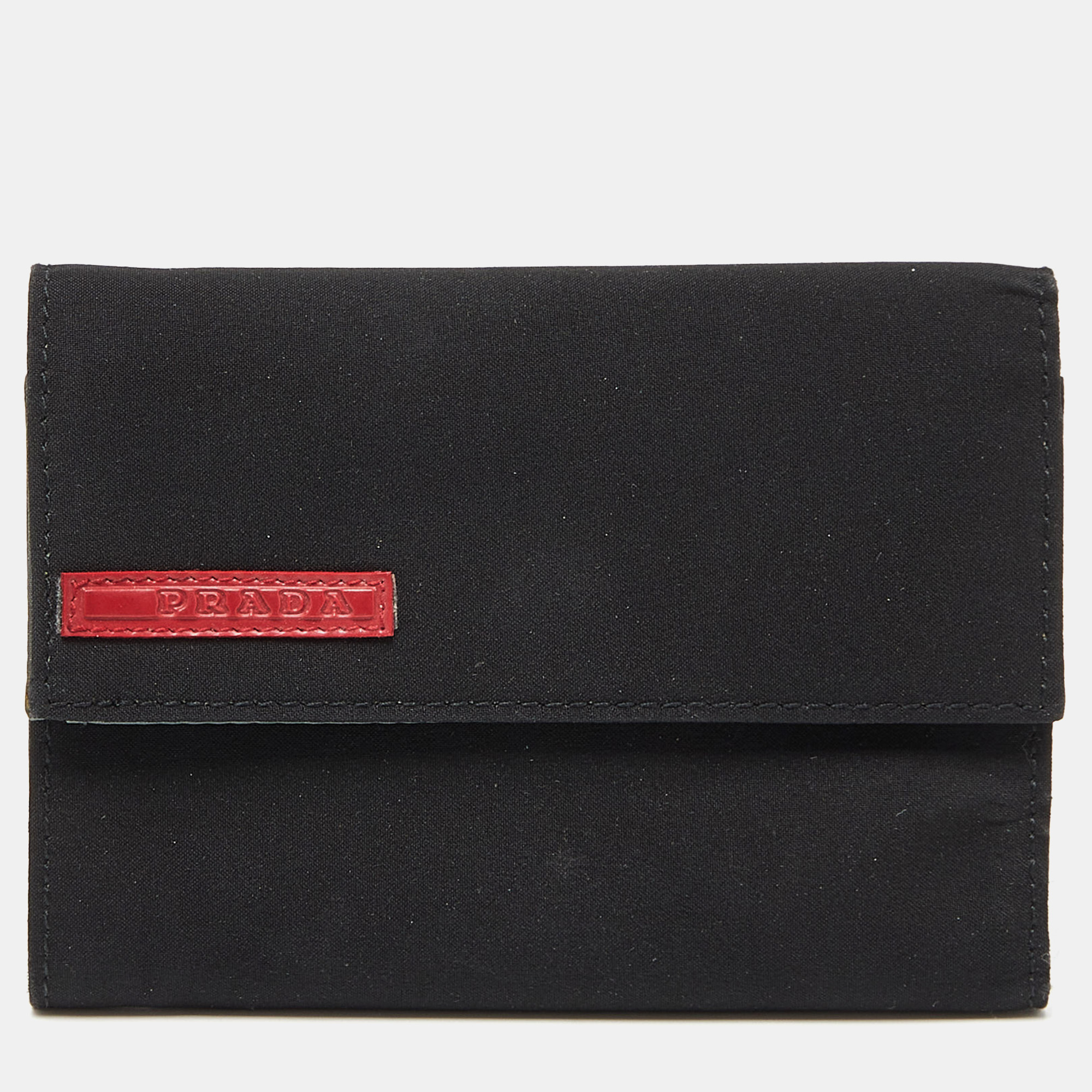 

Prada Sport Black Nylon Trifold Wallet