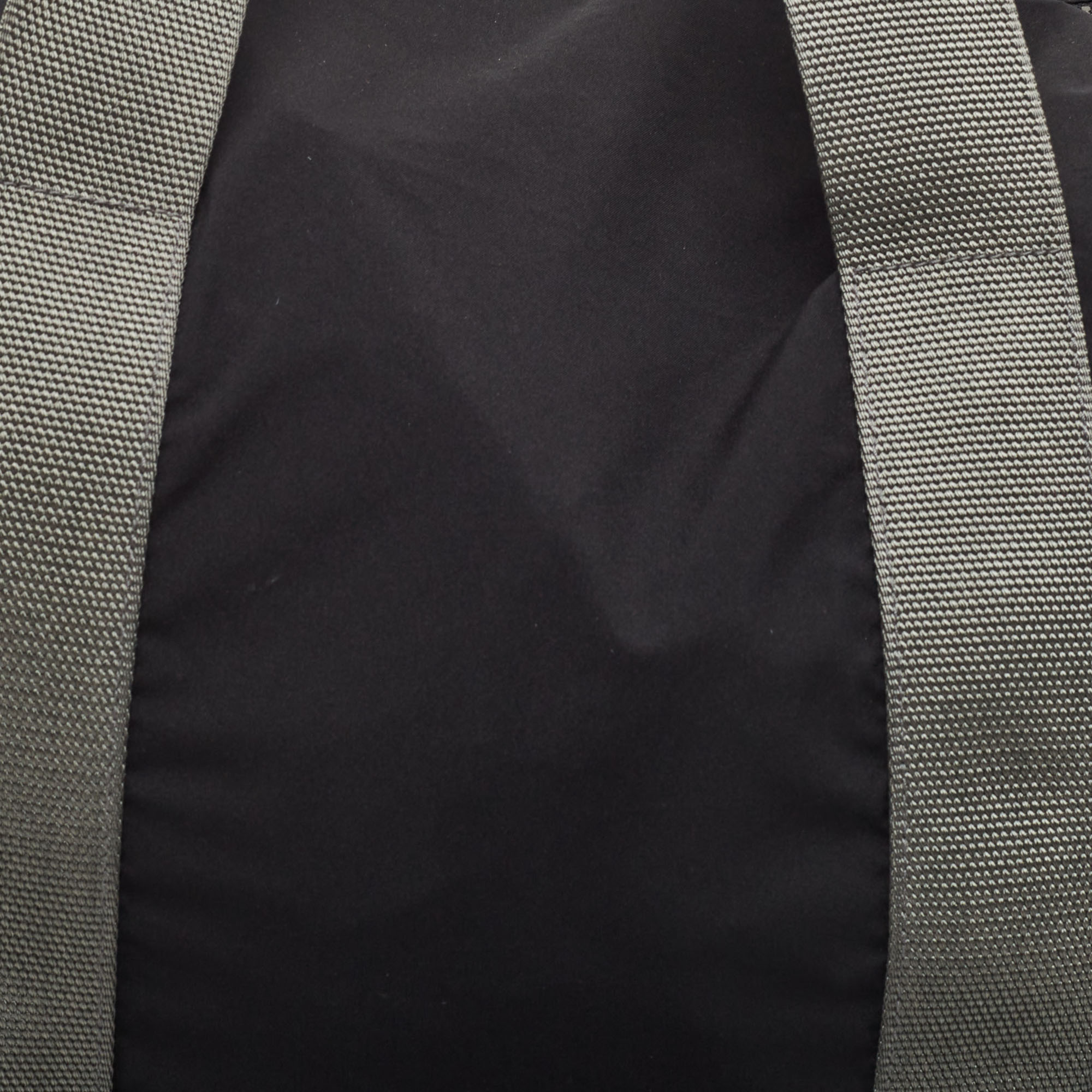 Prada Sport Black/Grey Nylon Duffle Bag
