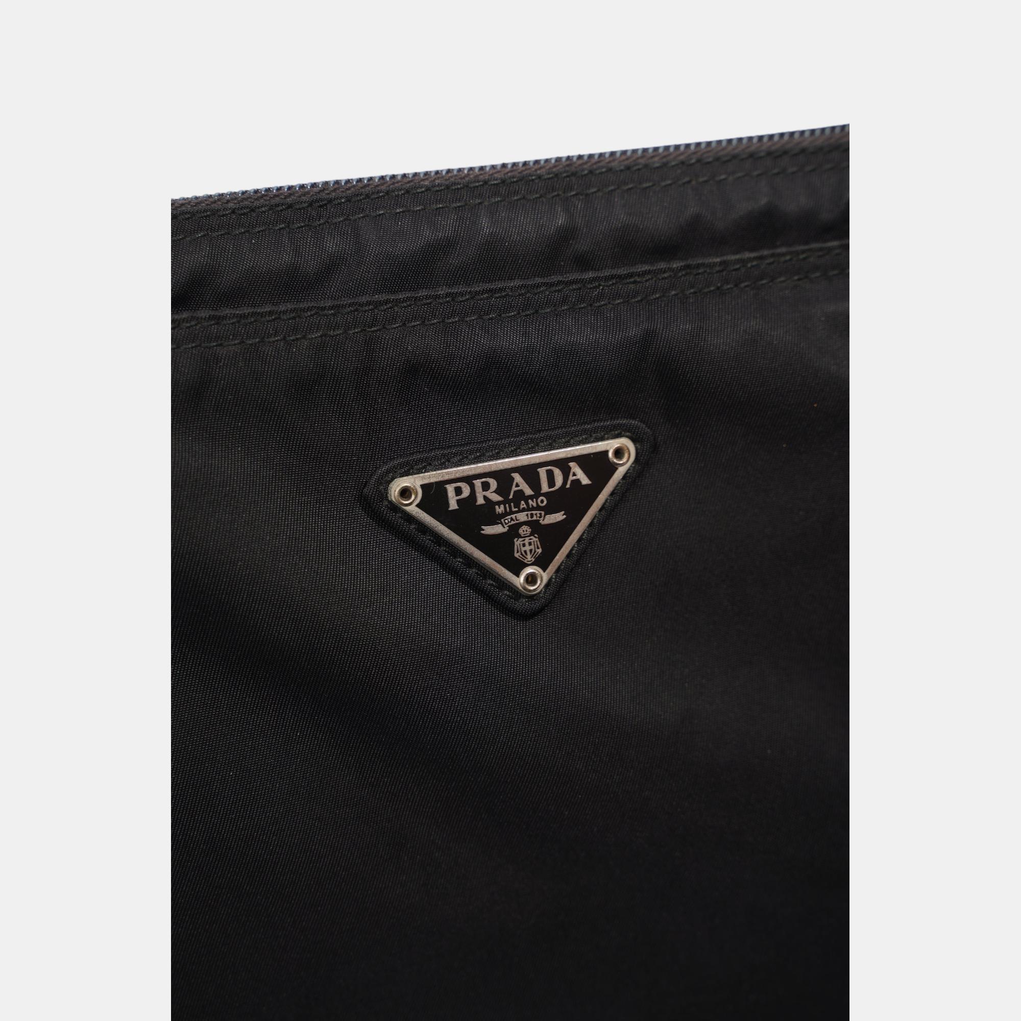 Prada Tessuto Bag Black Re Nylon