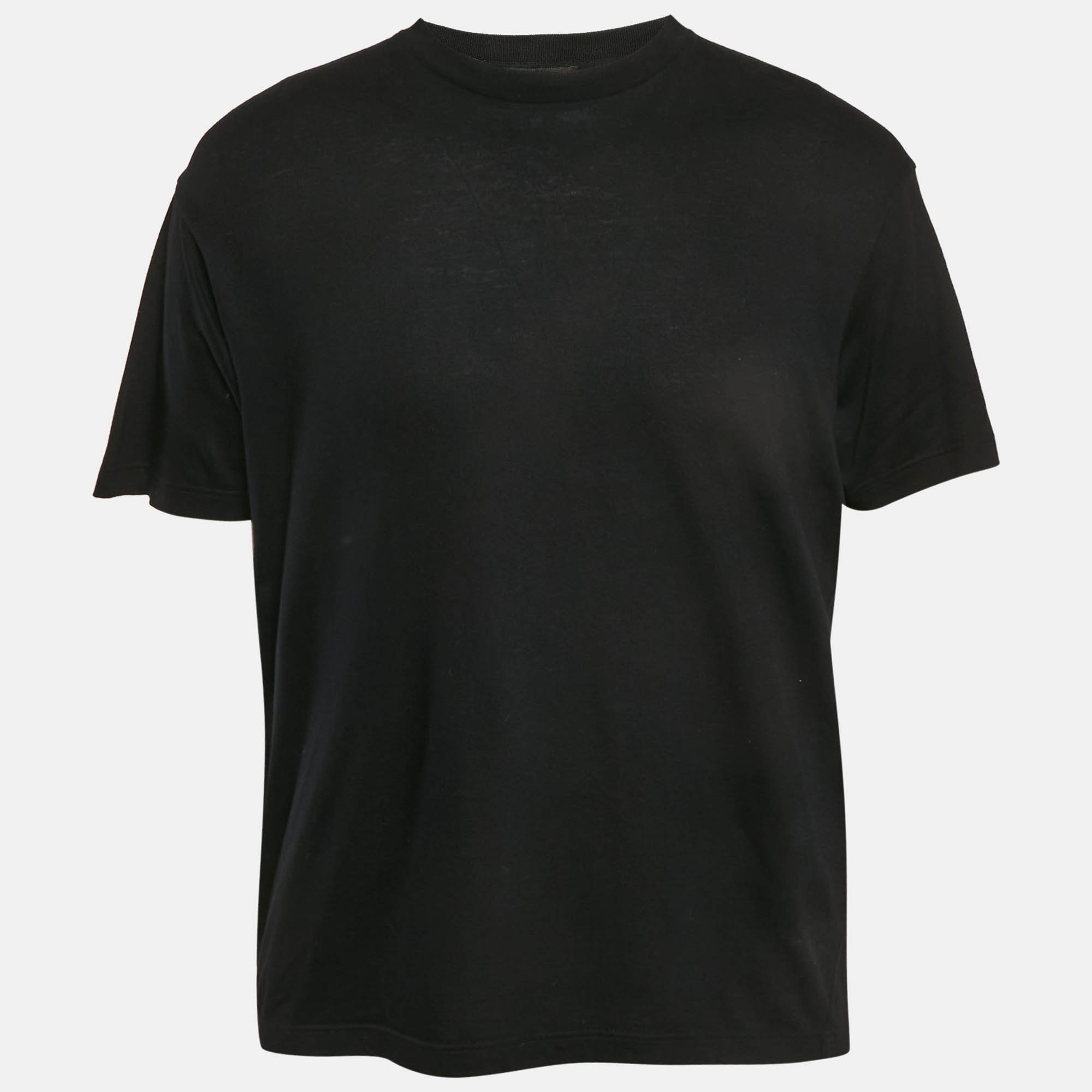 Prada Black Land of Prada Mermaid Embroidery Cotton Oversized Crew Neck T-Shirt L
Prada Black Land of Prada Mermaid Embroidery Cotton Oversized Crew Neck T-Shirt L
