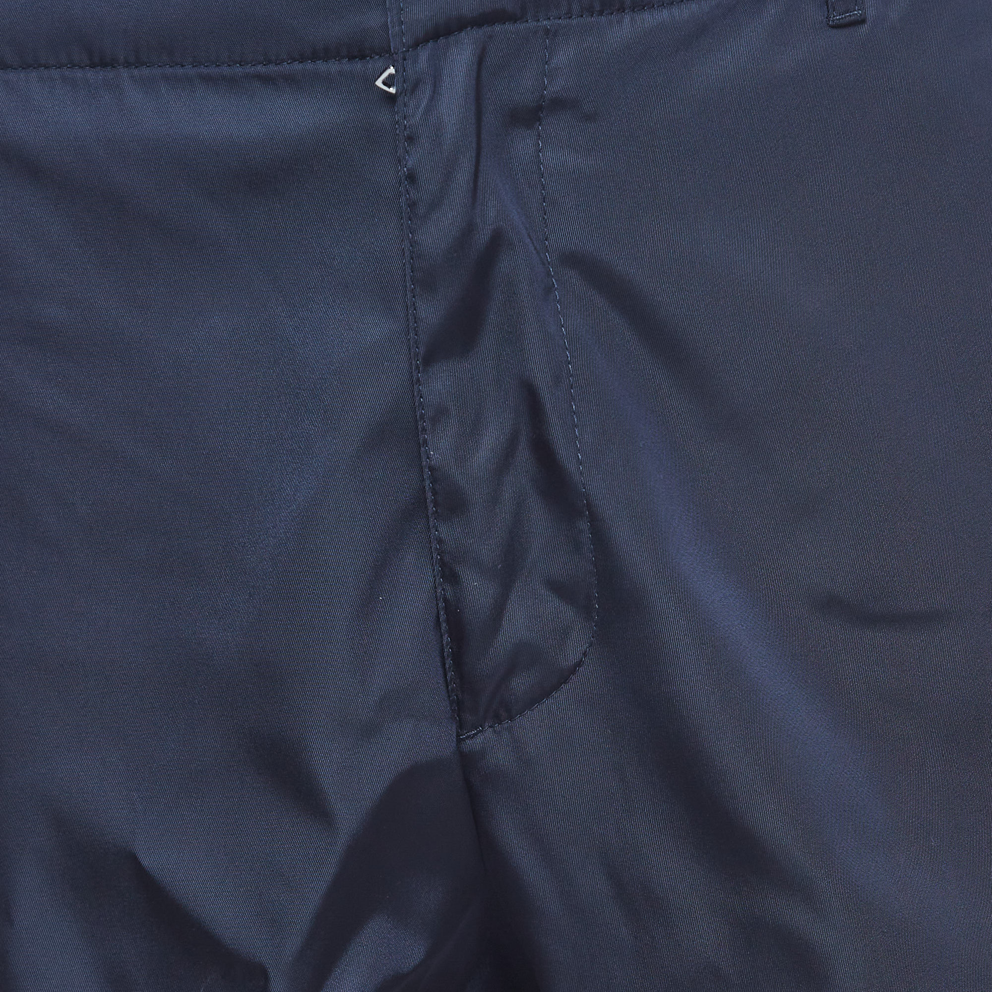 Prada Navy Blue Re-Nylon Bermuda Shorts S