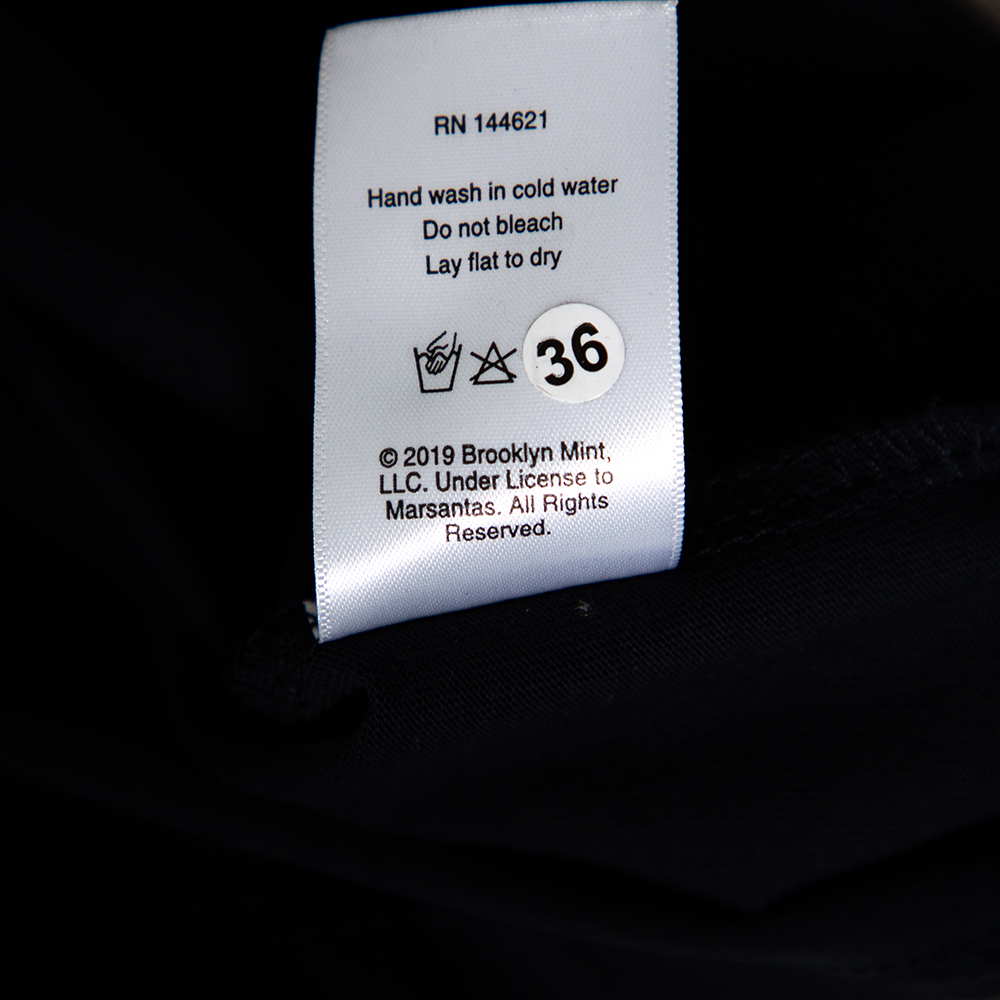 R13 Navy Blue Cotton Biggie Throne Curtis Printed Short Sleeve T-Shirt L