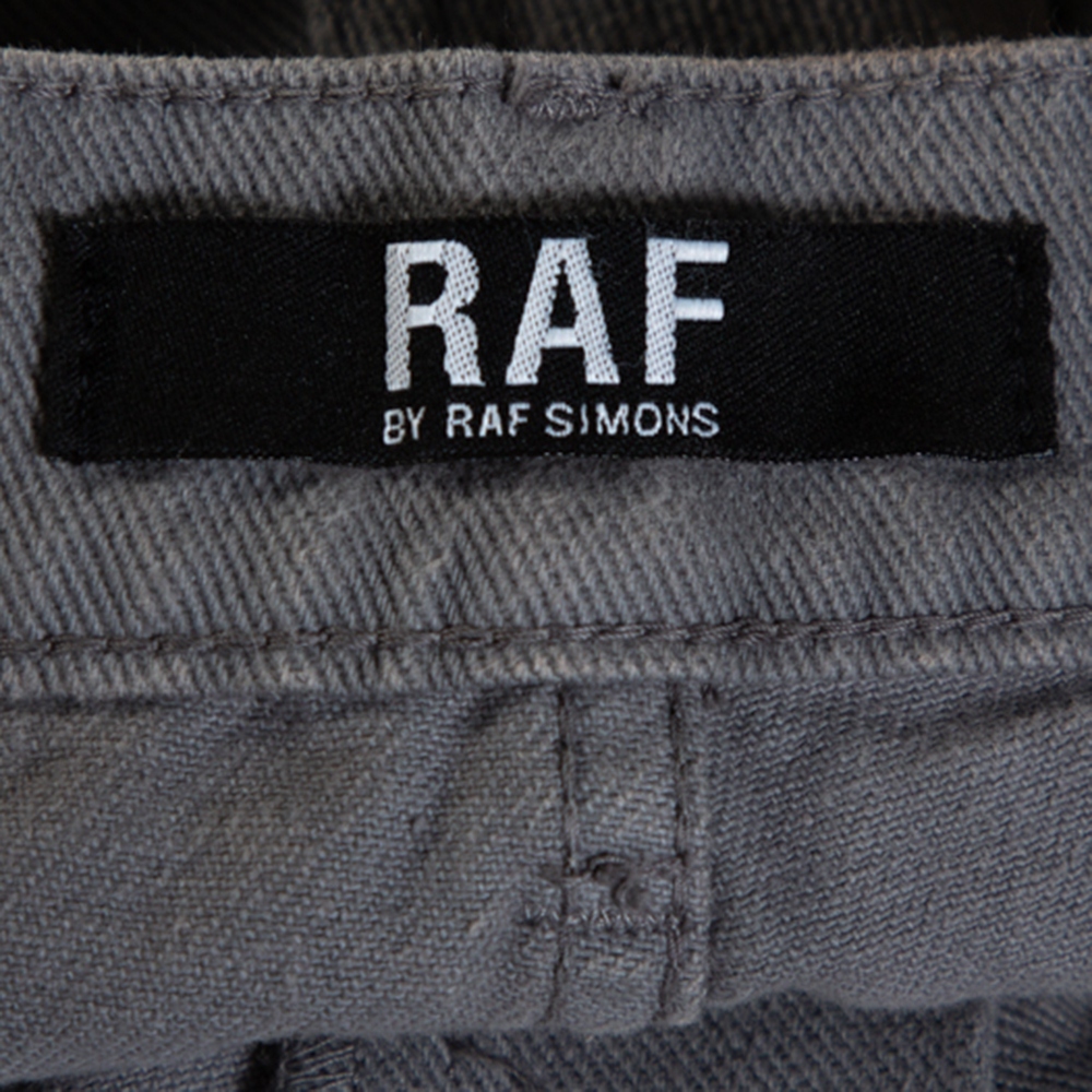 RAF By Raf Simons Grey Denim Regular Fit Jeans L