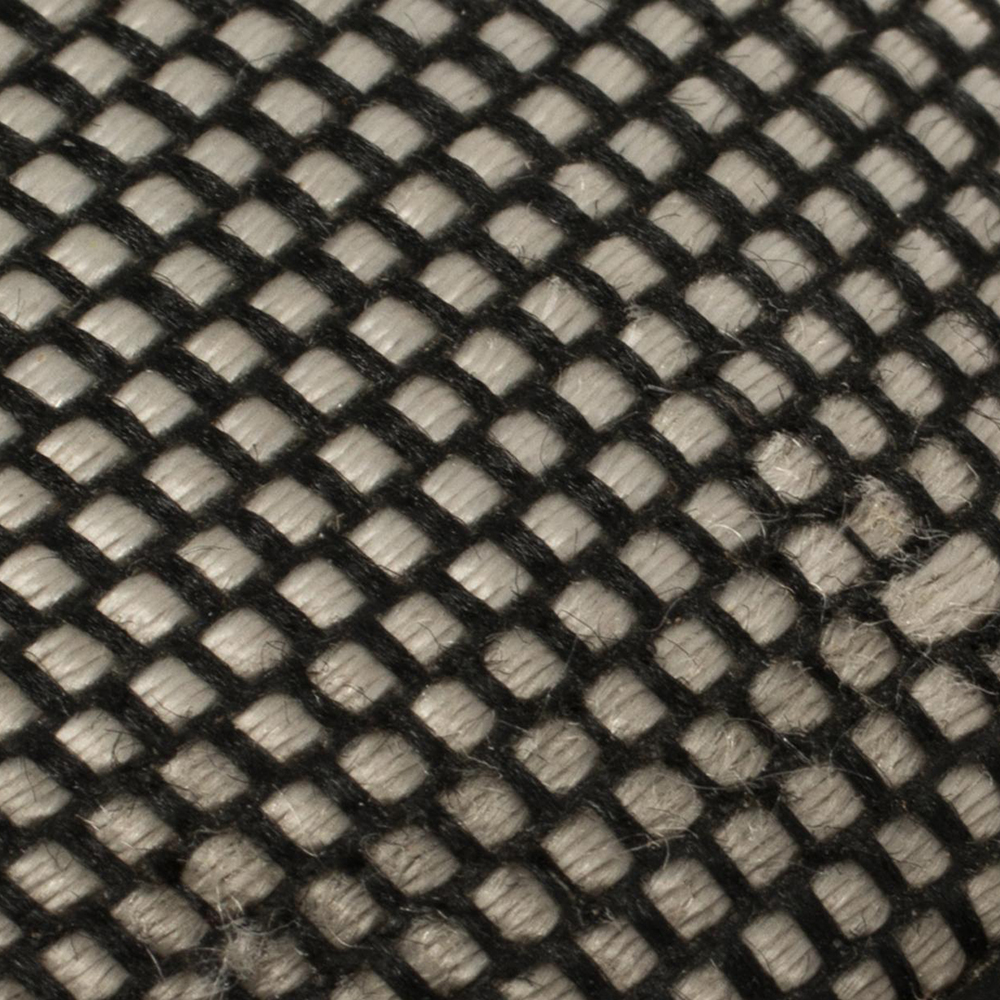 Raf Simons Metallic Black/White Checkered Canvas Velcro Strap High Top Sneakers Size 42