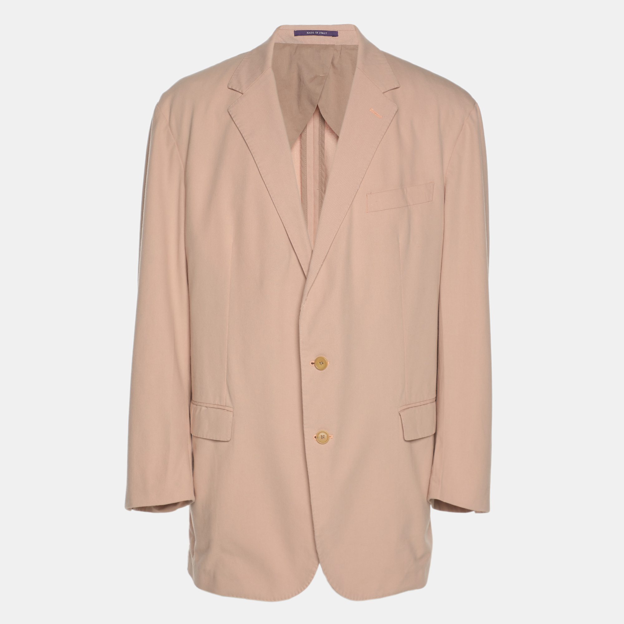 Ralph Lauren Purple Label Light Pink Cotton Blazer
Ralph Lauren Purple Label Light Pink Cotton Blazer