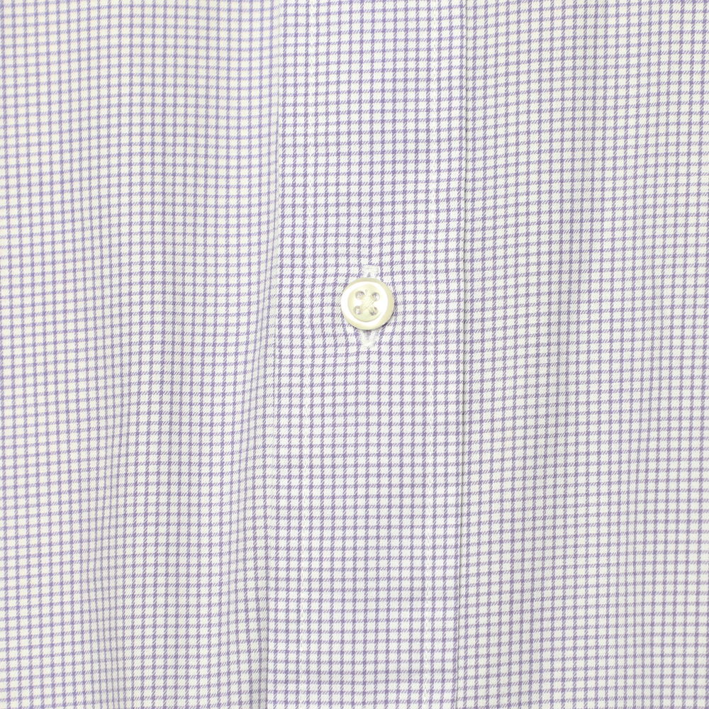 Ralph Lauren Purple Checkered Cotton Button Front Shirt 3XB