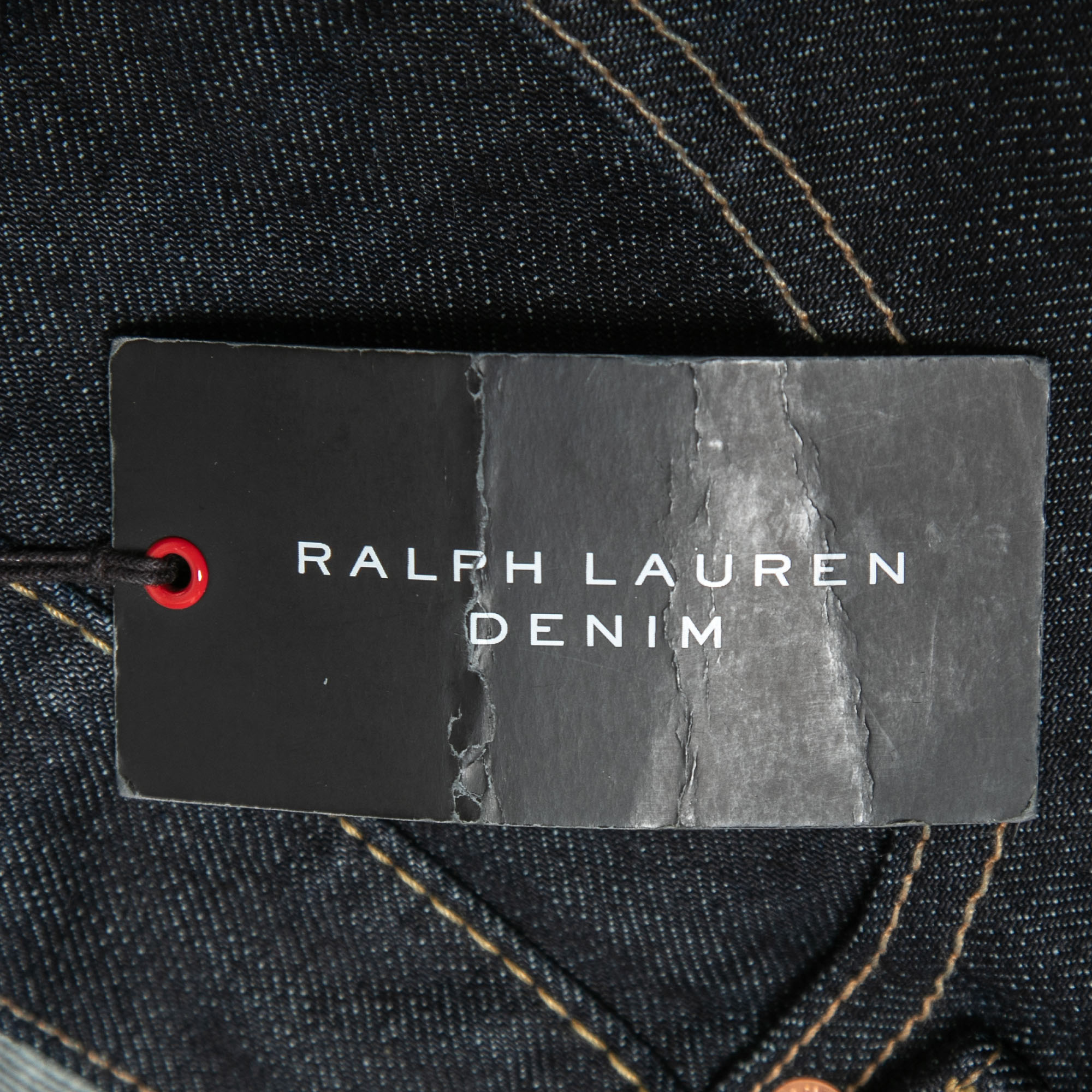 Ralph Lauren Navy Blue Denim Straight Leg Jeans M