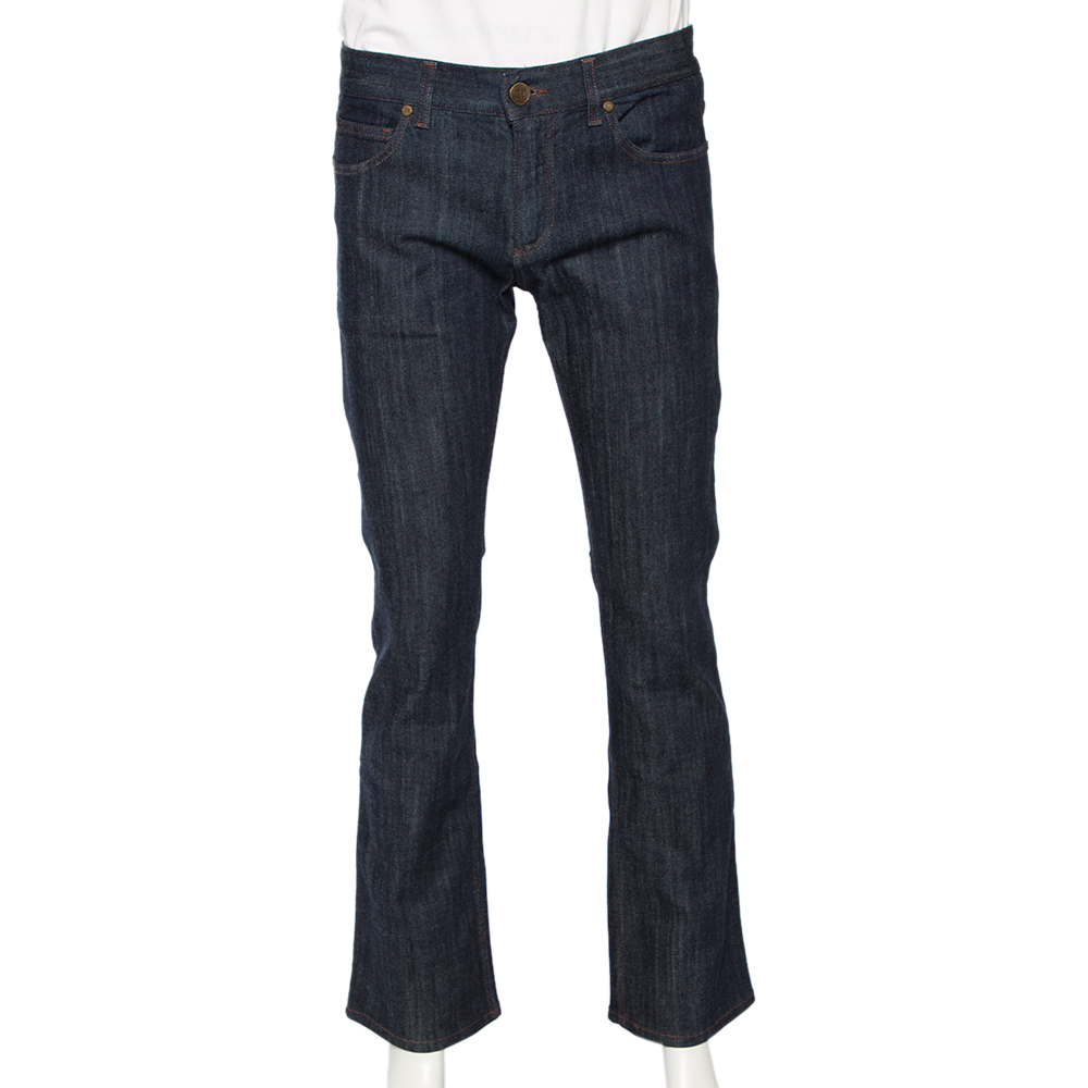

Roberto Cavalli Blue Denim Straight Fit Jeans