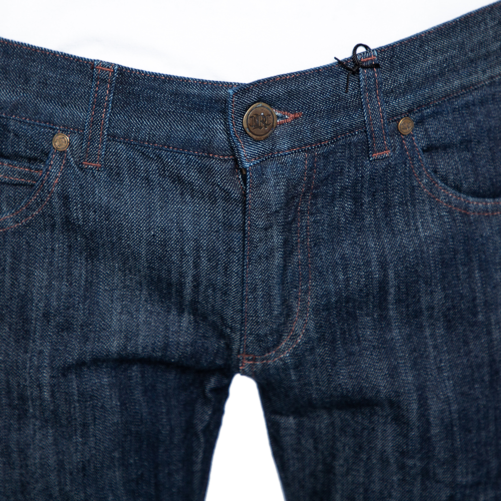 Roberto Cavalli Indigo Light Wash Denim Straight Fit Jeans M