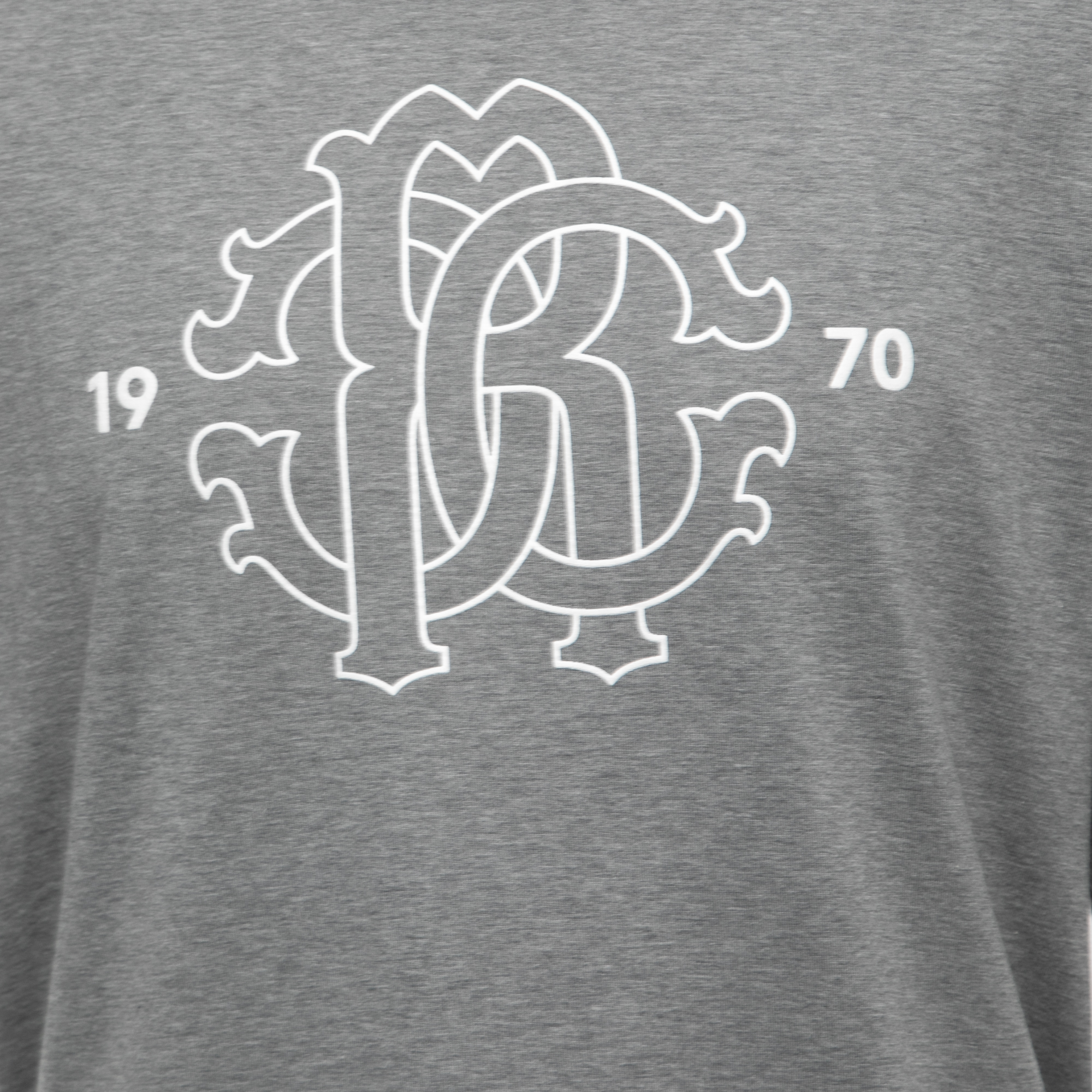 Roberto Cavalli Grey Logo Print Cotton Crew Neck Half Sleeve T-Shirt XXL