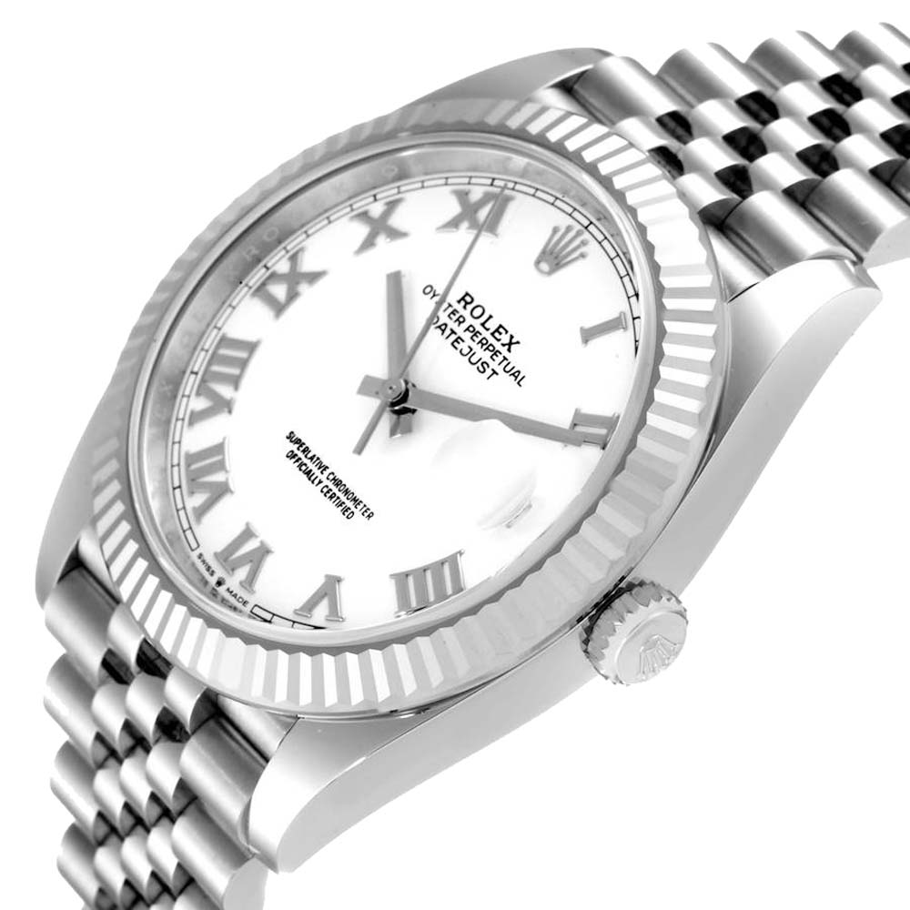 Rolex White 18K White Gold And Stainless Steel Datejust 126334 Men's Wristwatch 41 MM
Rolex White 18K White Gold And Stainless Steel Datejust 126334 Men's Wristwatch 41 MM