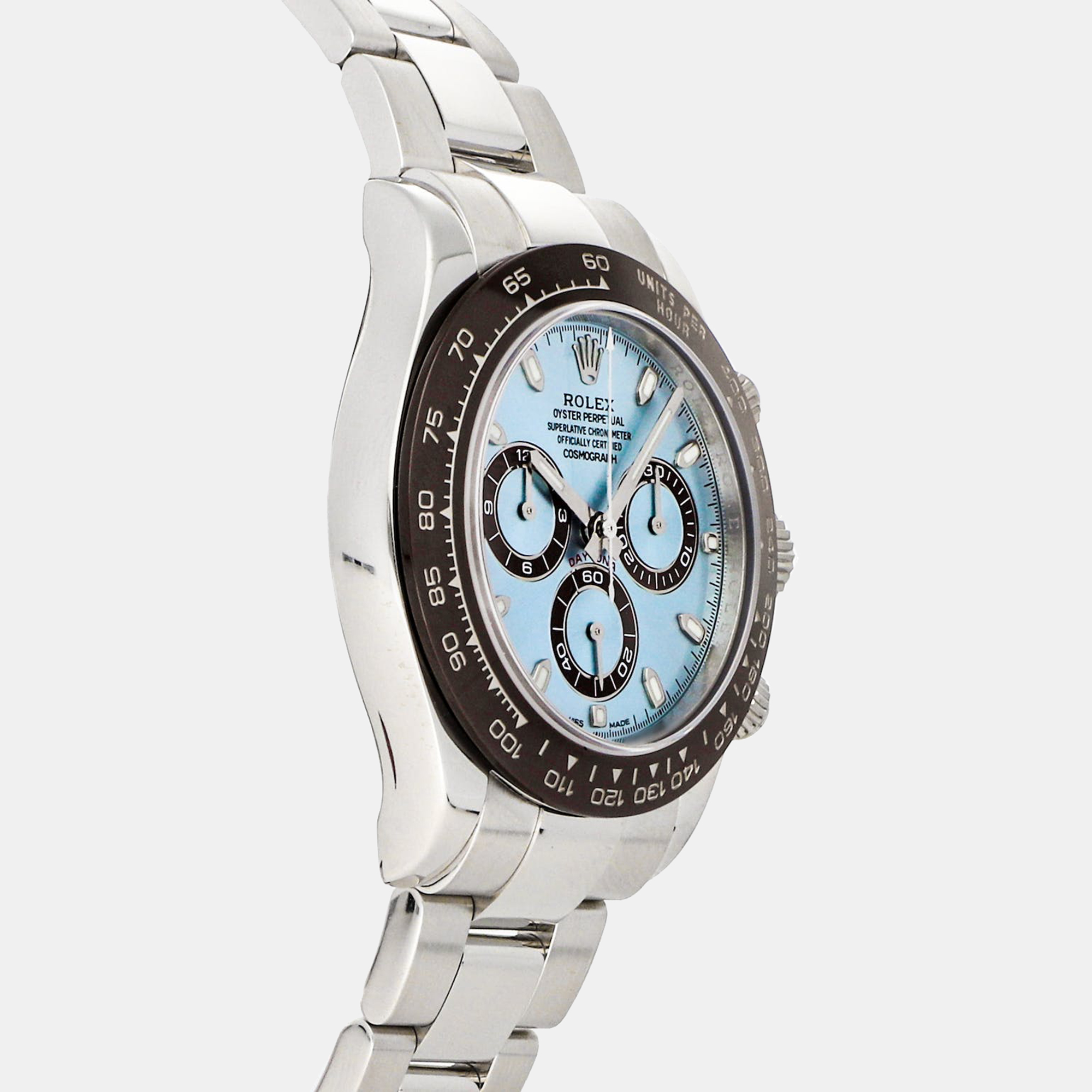 Rolex Ice Blue Platinum Cosmograph Daytona 116506 Men's Wristwatch 40 Mm