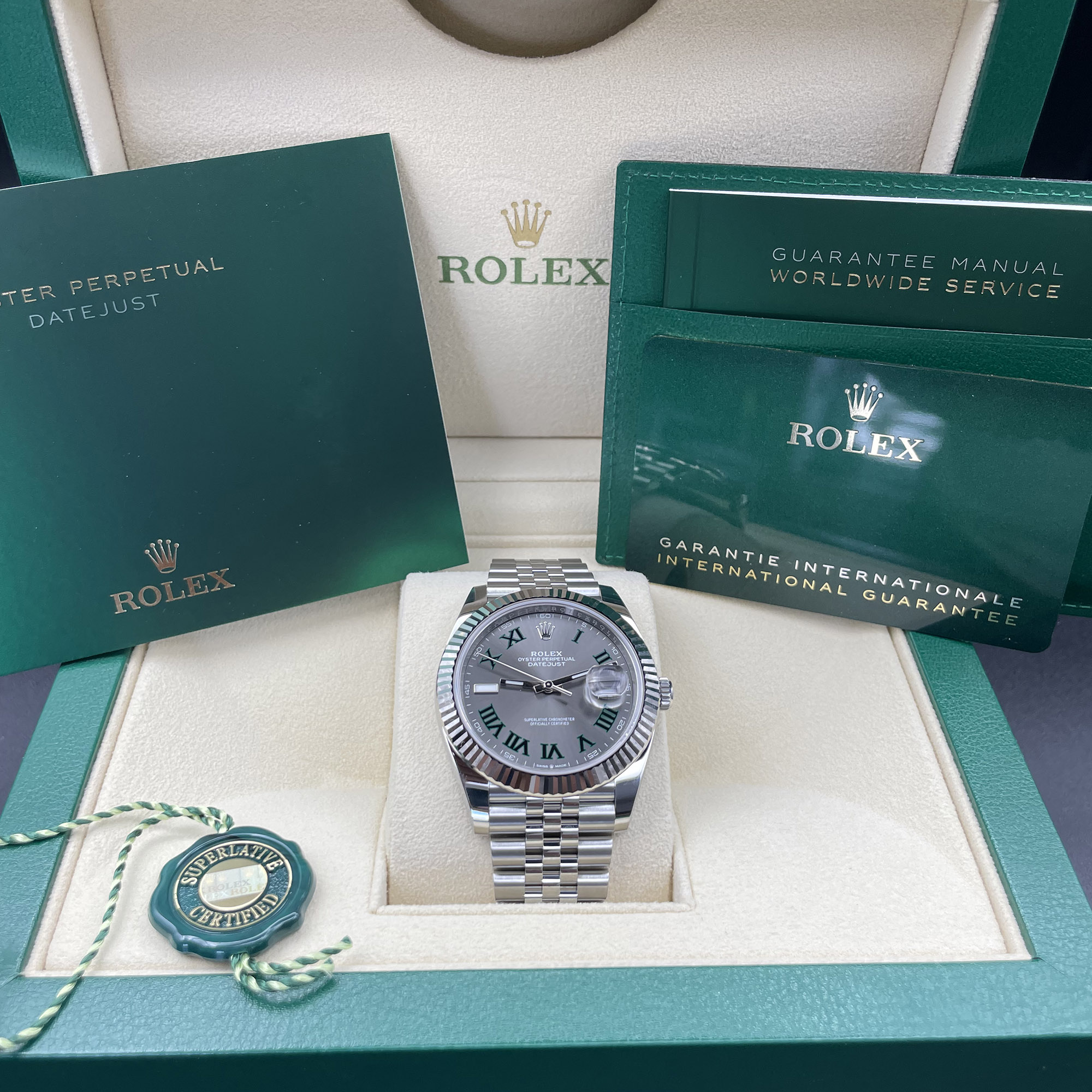 Rolex Wimbledon Dial Datejust 41 Mm