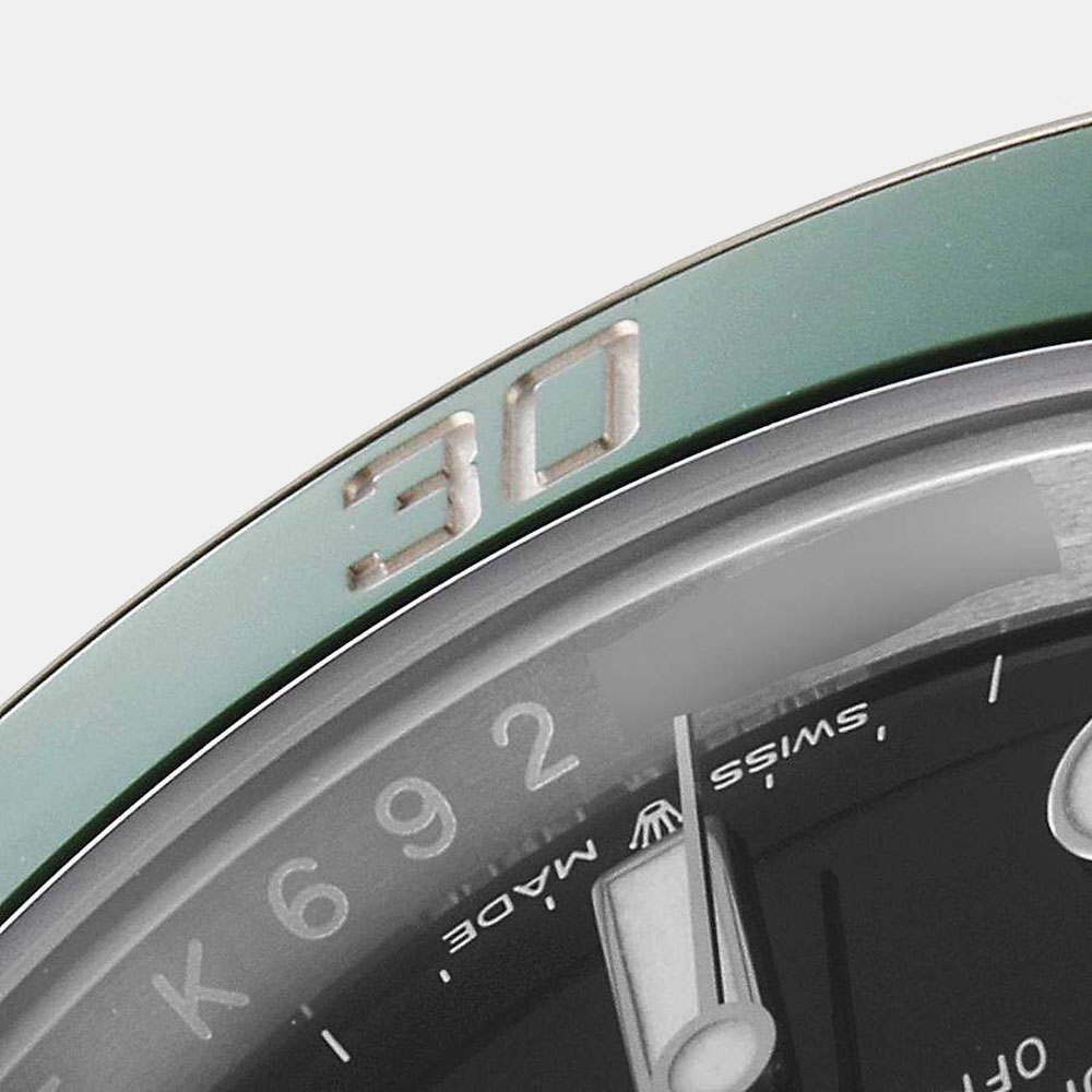 Rolex Black Stainless Steel Submariner Starbucks Men's Wristwatch 41 Mm