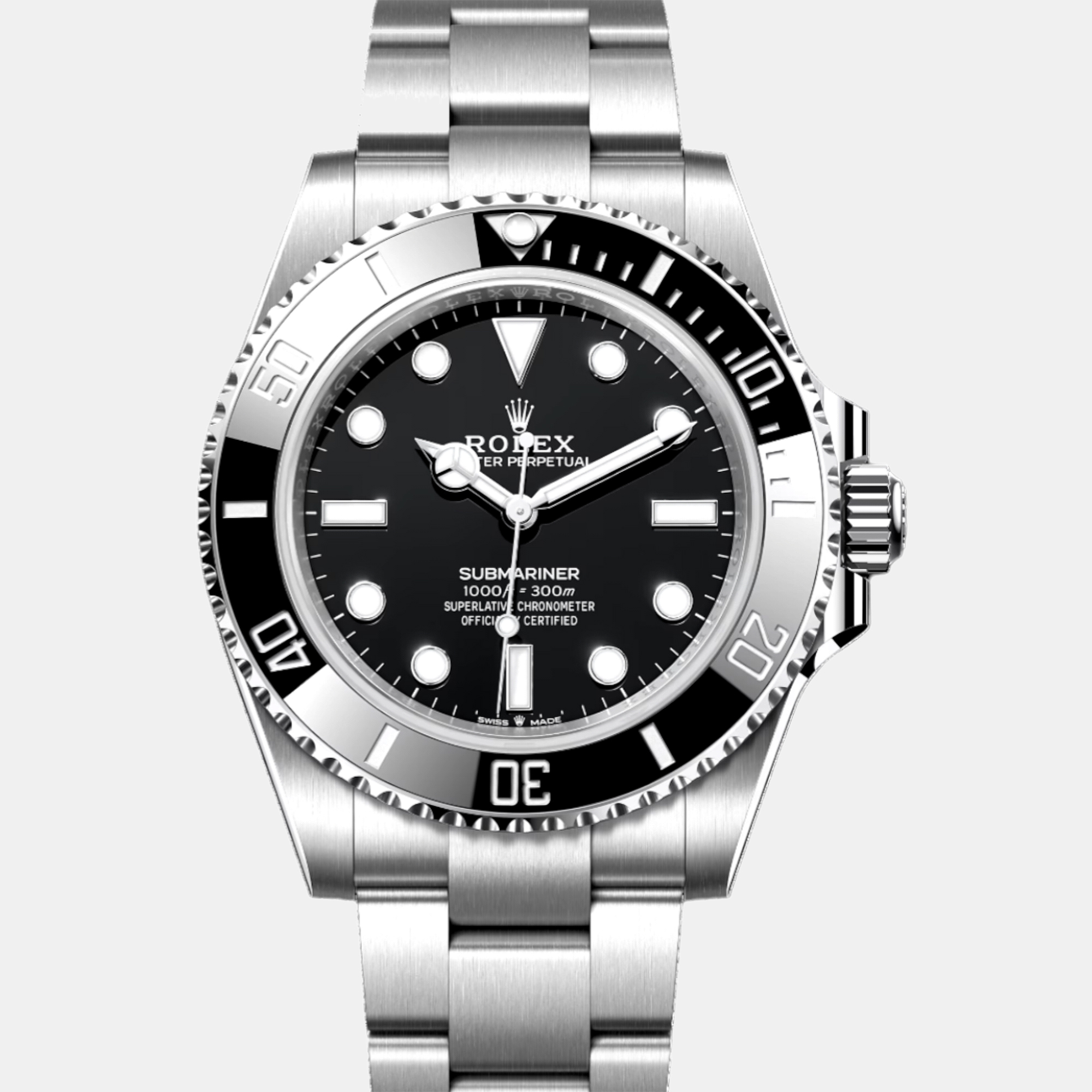 Rolex -Stainless Steel 41 Black Automatic Submariner 124060
