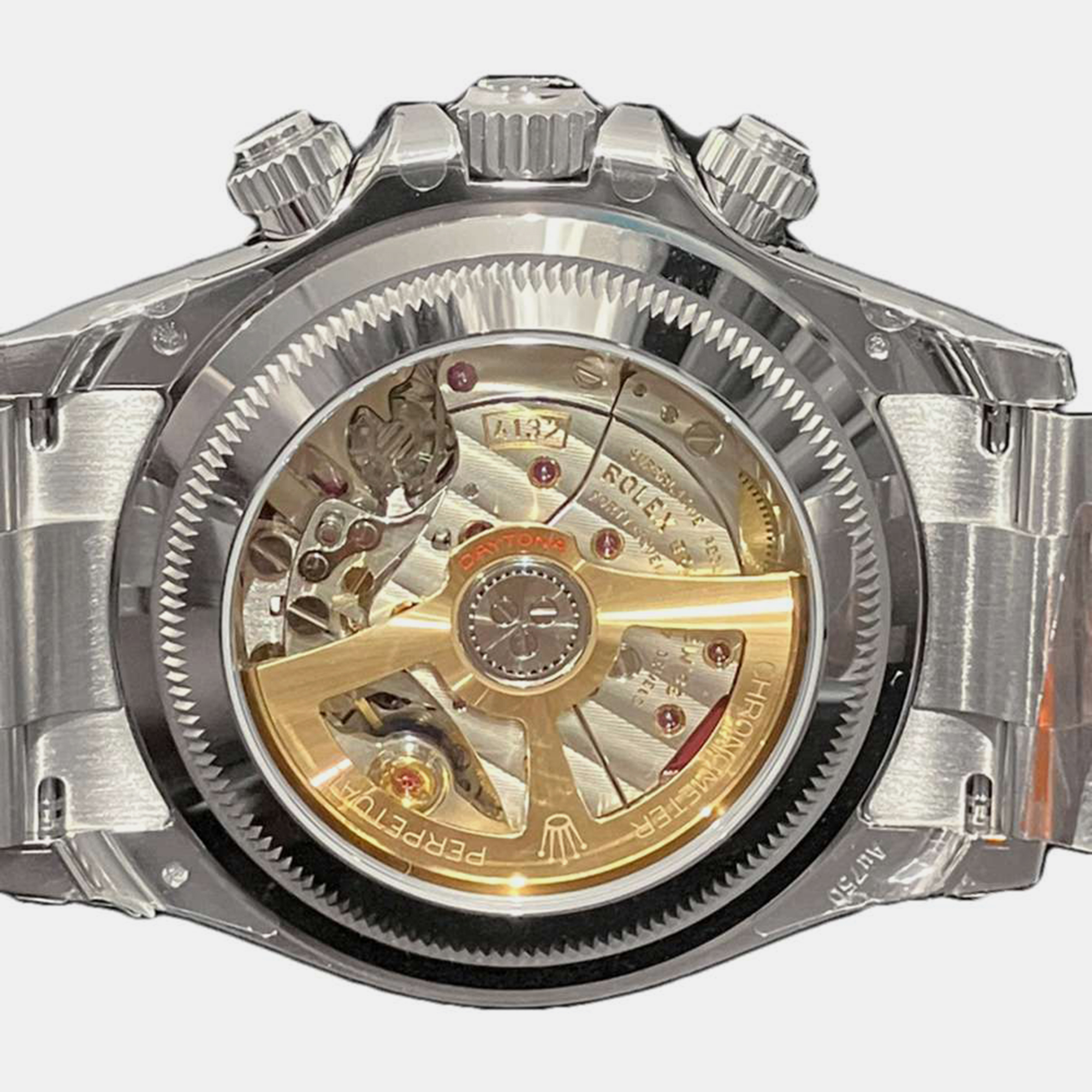 Rolex Black 18k White Gold Cosmograph Daytona 126529LN Automatic Men's Wristwatch 40 Mm