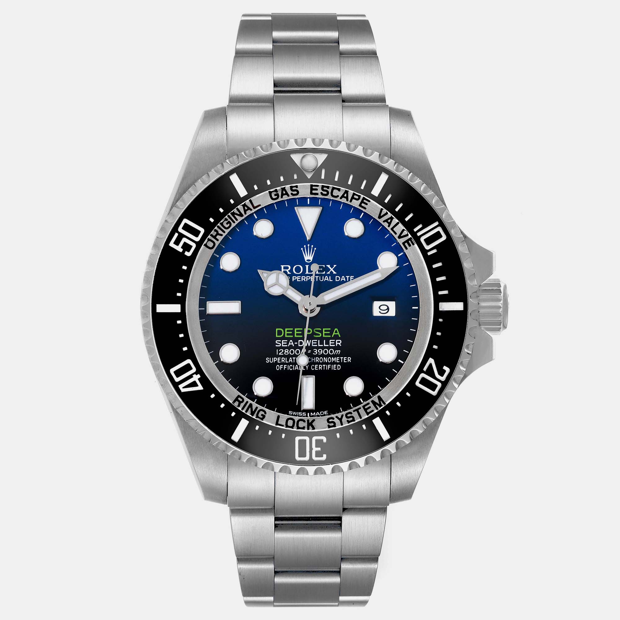 Rolex seadweller deepsea cameron d-blue steel men's watch 44.0 mm