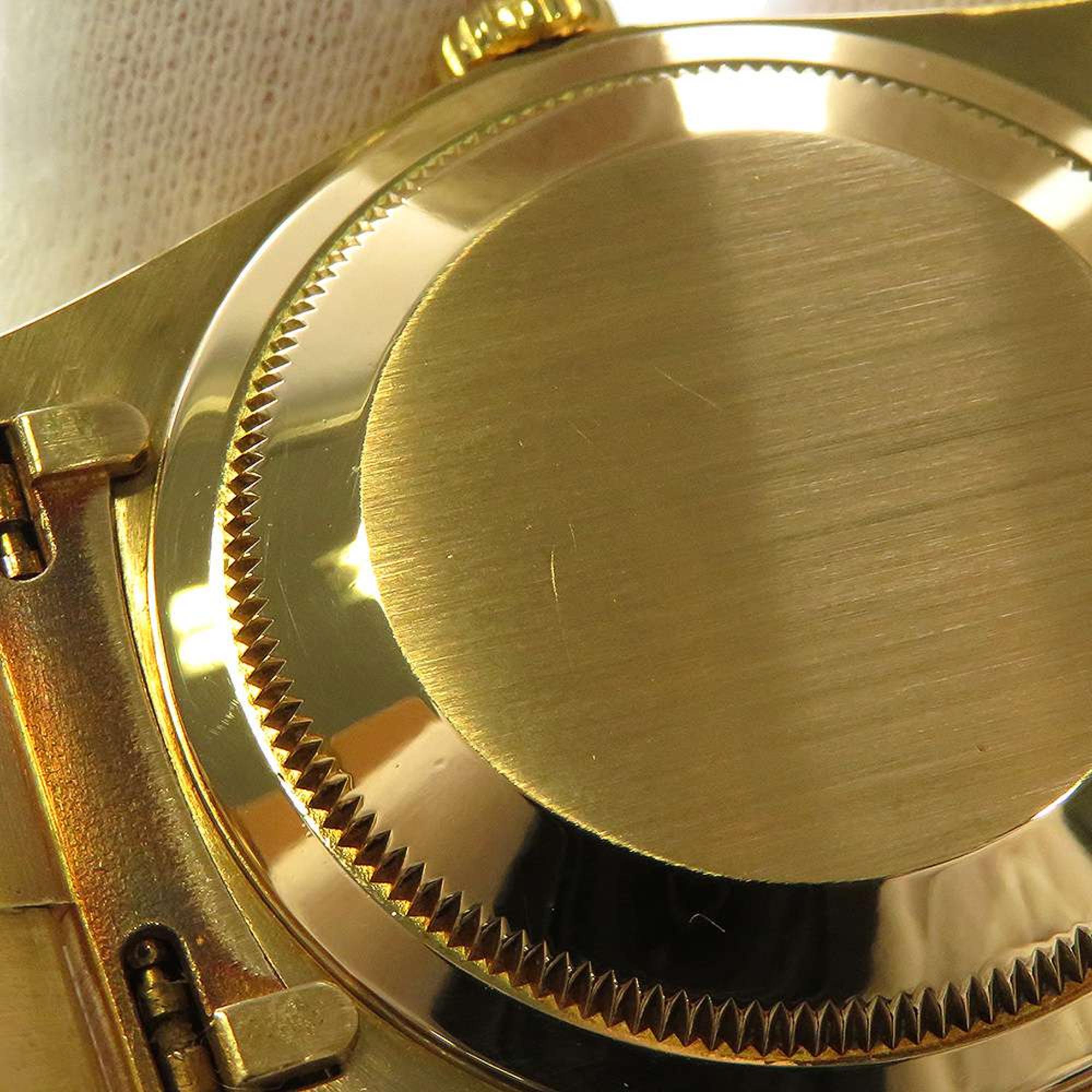 Rolex White 18k Yellow Gold Day-Date 18238 Automatic Men's Wristwatch 36 Mm