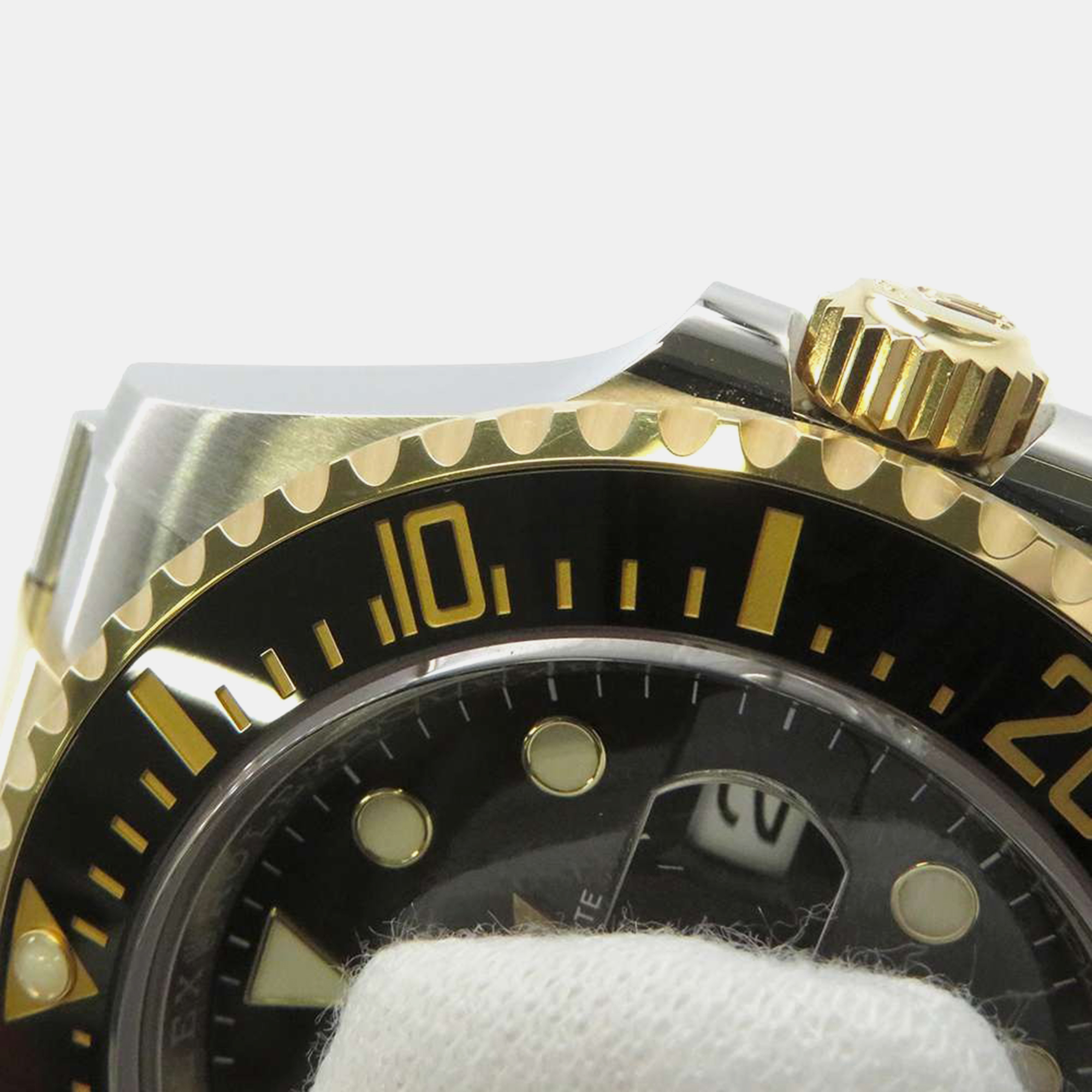 Rolex Black 18k Yellow Gold Stainless Steel Sea-Dweller 126603 Automatic Men's Wristwatch 43 Mm