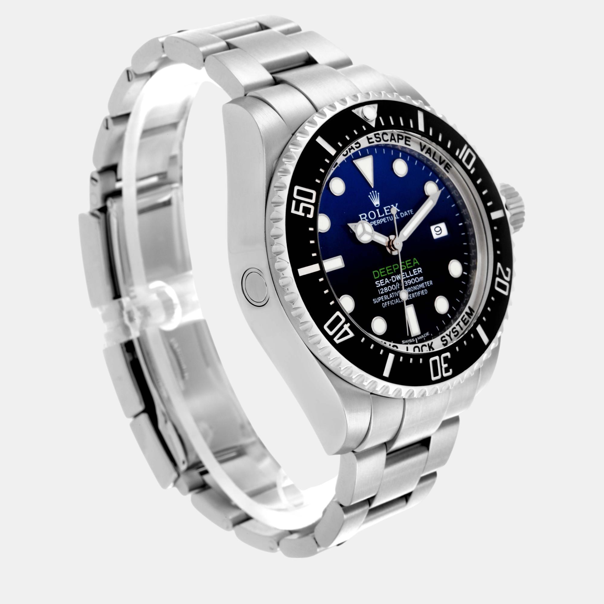 Rolex Seadweller Deepsea Cameron D-Blue Steel Men's Watch 44.0 Mm