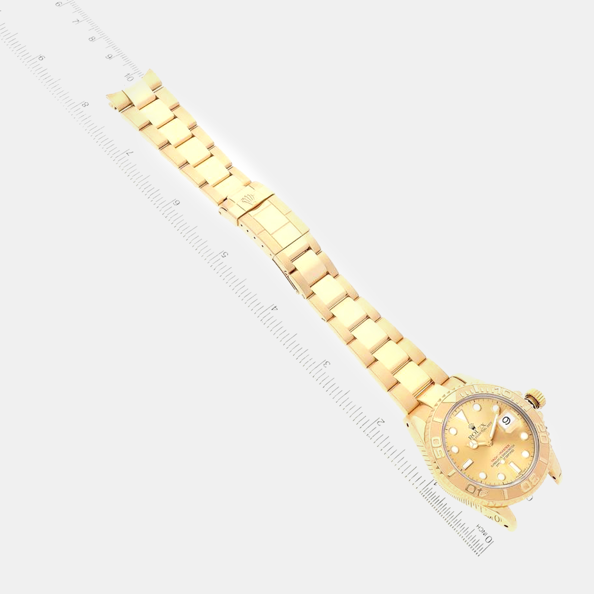 Rolex Yachtmaster Yellow Gold Champagne Dial Men's Watch 40.0 Mm