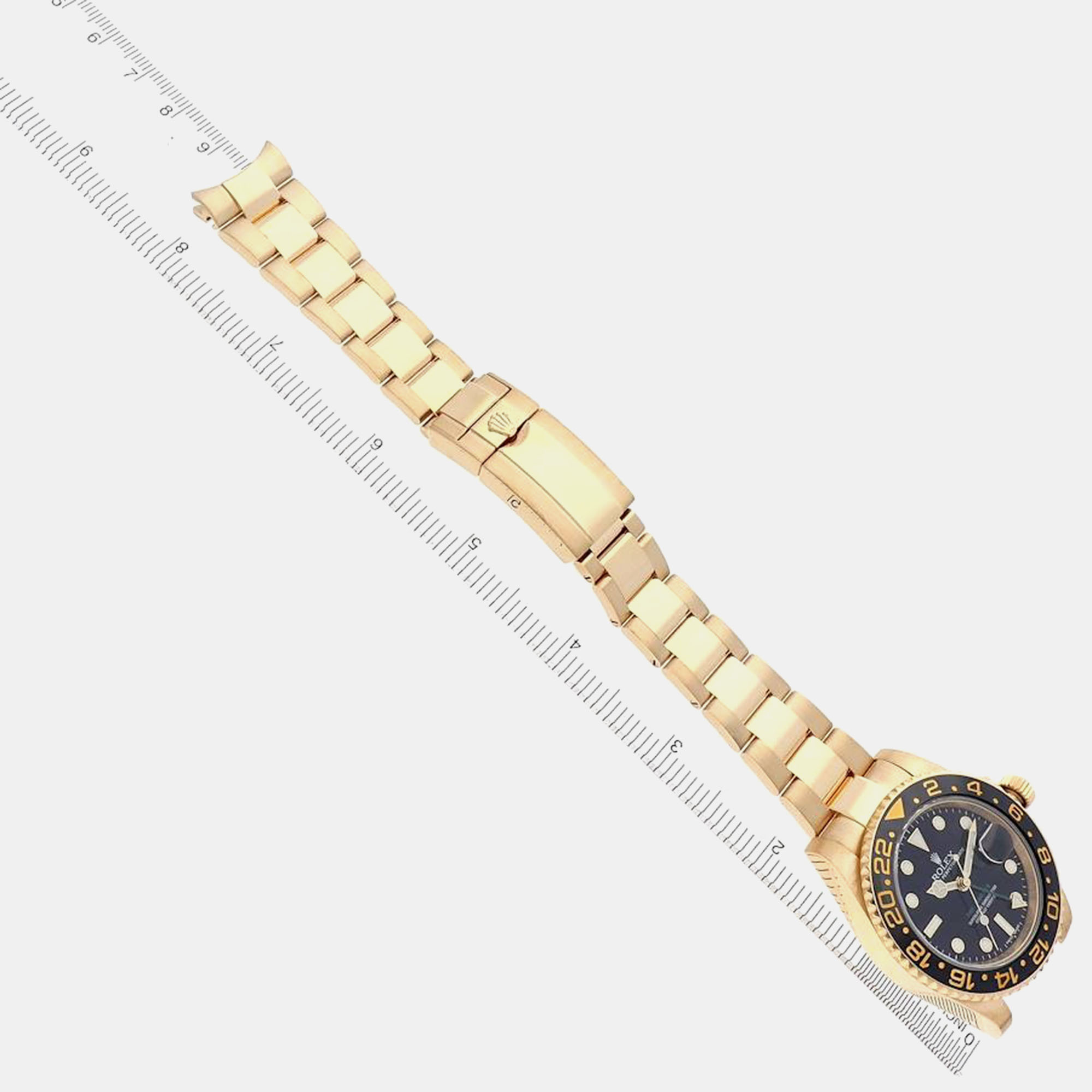 Rolex GMT Master II Yellow Gold Men's Watch 40.0 Mm