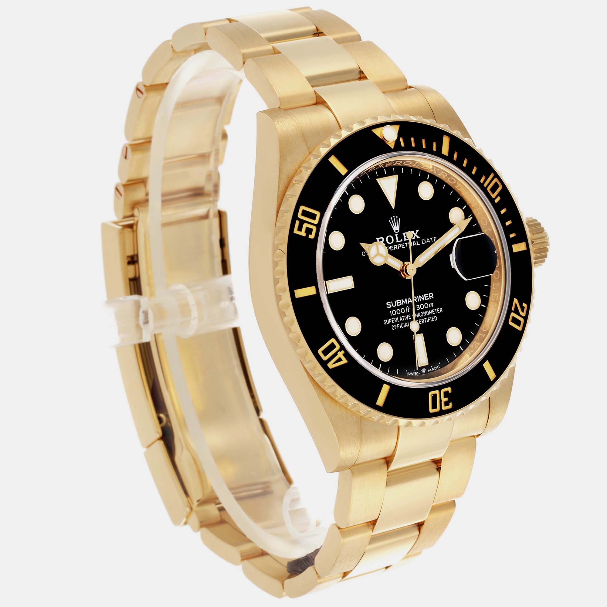 Rolex Submariner Yellow Gold Men's Watch 41.0 Mm