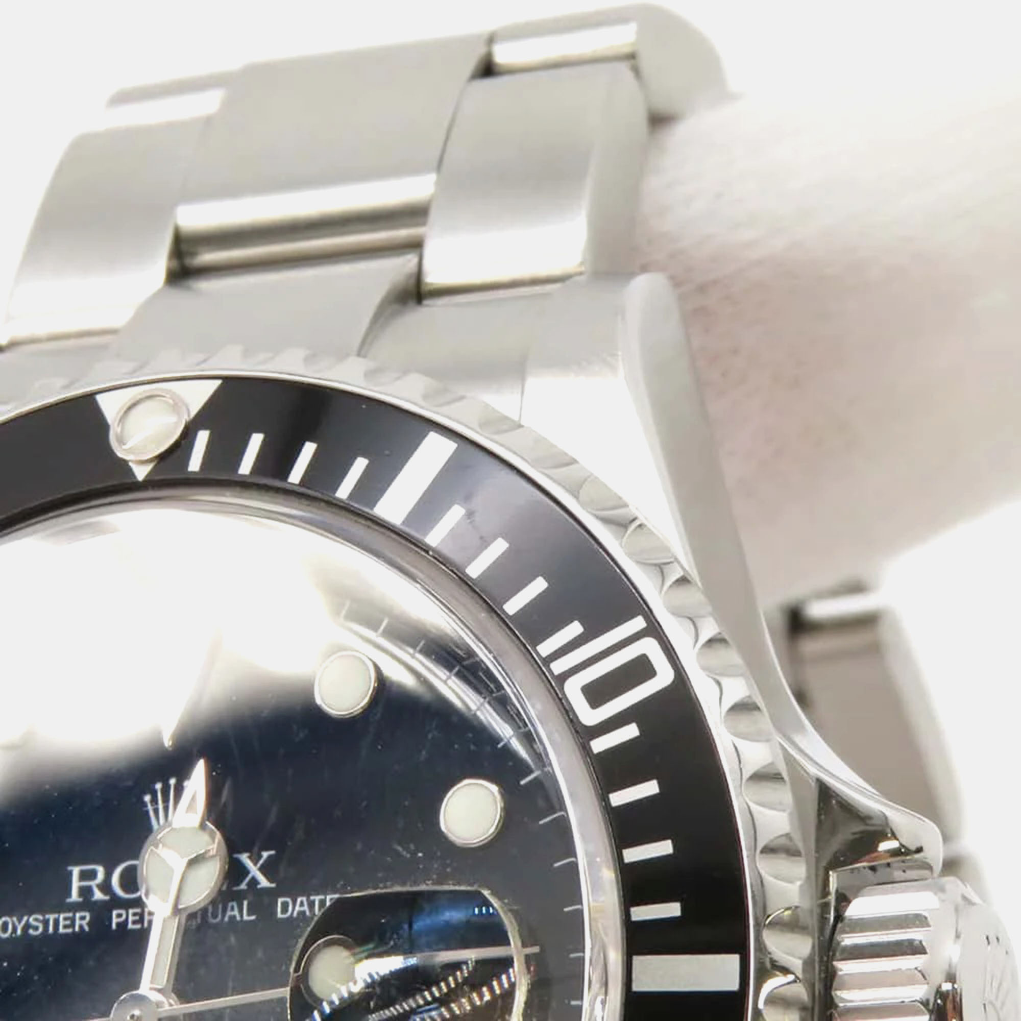 Rolex Black Dial Stainless Steel Submariner Date W40Mm