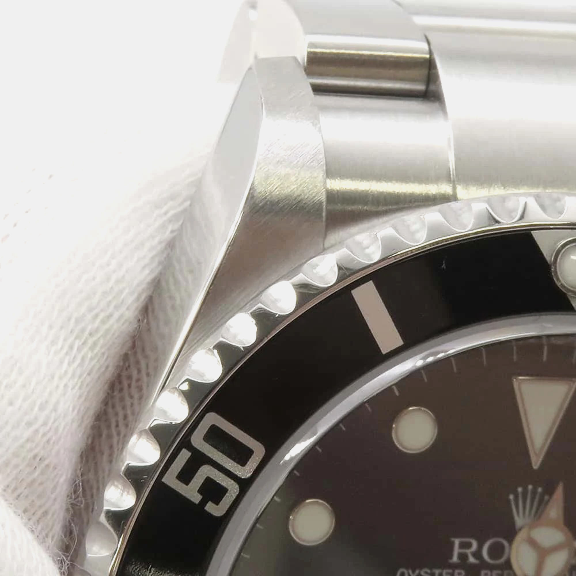 Rolex Black Dial Stainless Steel Submariner Date W40Mm