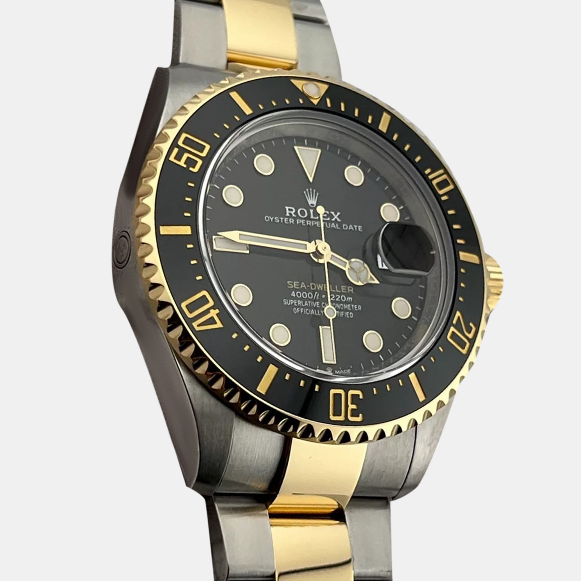Rolex Black 18K Yellow Gold Stainless Steel Sea-Dweller 126603 Automatic Men's Wristwatch 43 mm
Rolex Black 18K Yellow Gold Stainless Steel Sea-Dweller 126603 Automatic Men's Wristwatch 43 mm