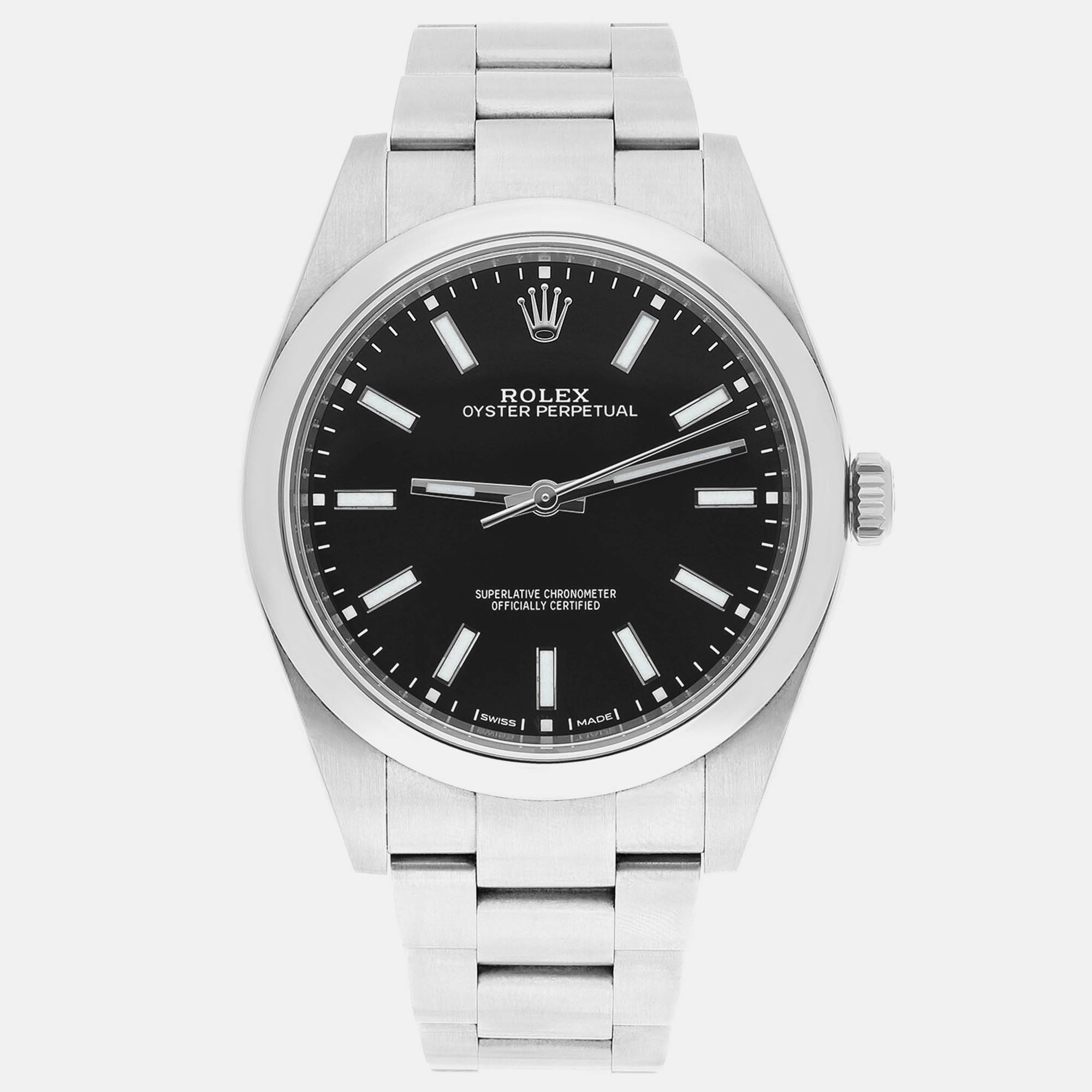 Rolex Oyster Perpetual 39 114300 with Black Dial in Oystersteel