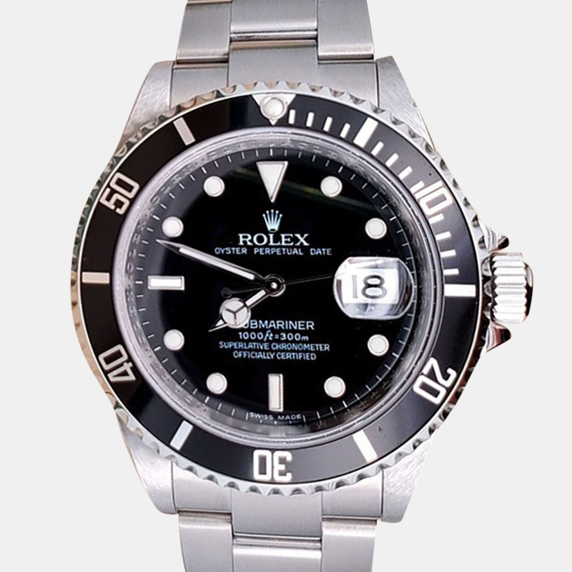 Rolex Submariner Date Ref. 16610 Stainless Steel Black Dial 40mm