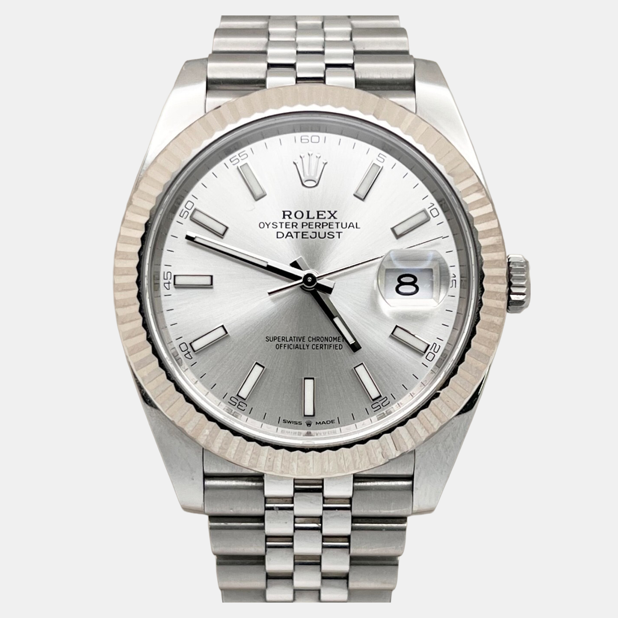 Rolex Datejust 41 126334 Automatic Silver Dial Stainless Steel 18K White Gold Men's Wristwatch 41 mm
Rolex Datejust 41 126334 Automatic Silver Dial Stainless Steel 18K White Gold Men's Wristwatch 41 mm
