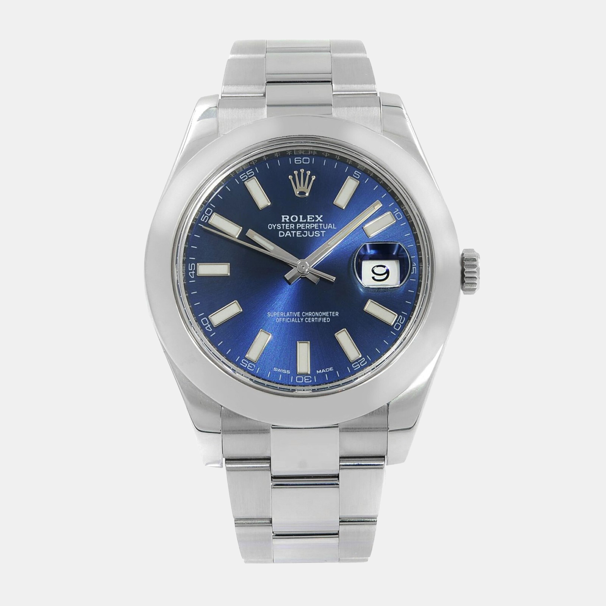 Rolex Datejust II 116300 Automatic Blue Dial Stainless Steel Men's Wristwatch
Rolex Datejust II 116300 Automatic Blue Dial Stainless Steel Men's Wristwatch