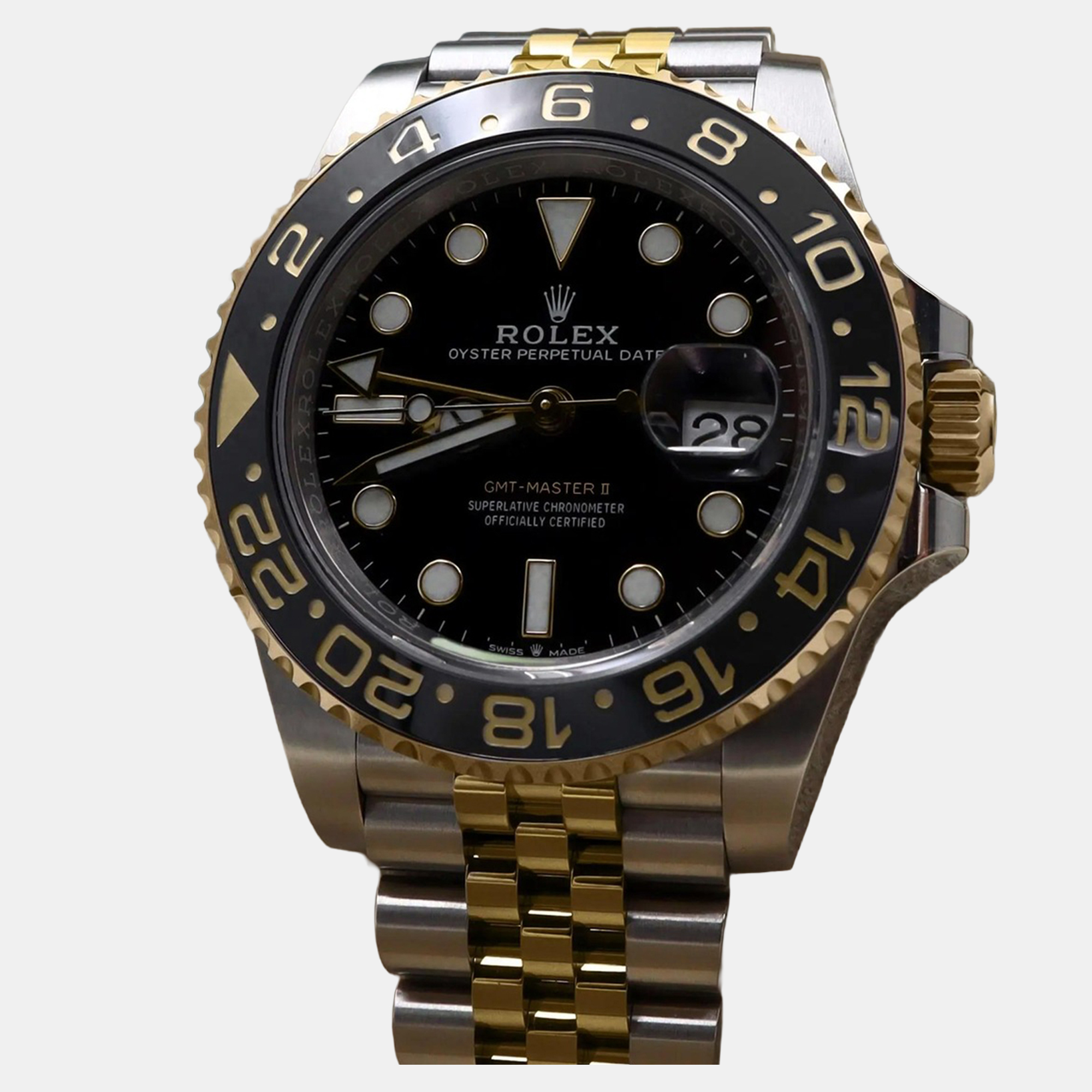 Rolex GMT-Master II 126713GRNR Automatic Black Dial 18k Yellow Gold Stainless Steel Men's Wristwatch
Rolex GMT-Master II 126713GRNR Automatic Black Dial 18k Yellow Gold Stainless Steel Men's Wristwatch