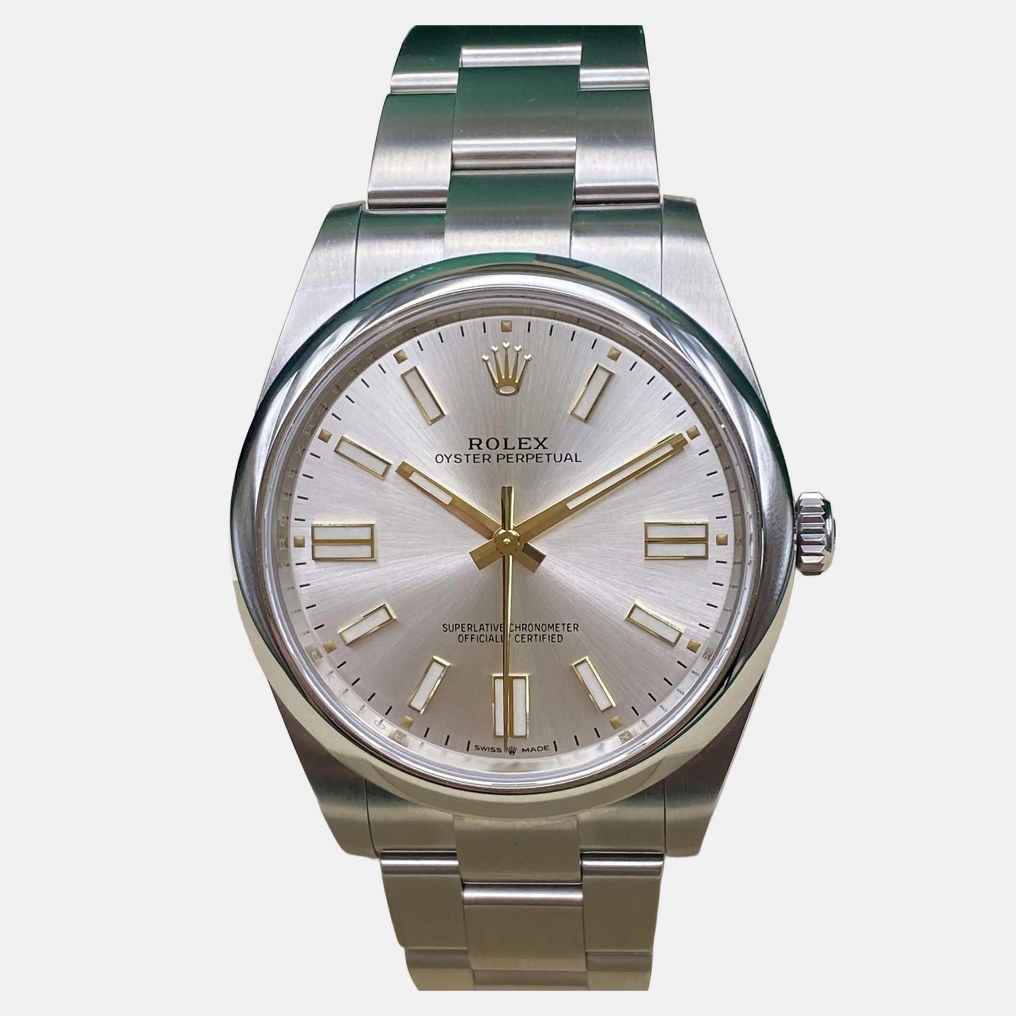 Rolex Oyster Perpetual 124300 Automatic Silver Dial Stainless Steel Men's Wristwatch 41 mm
Rolex Oyster Perpetual 124300 Automatic Silver Dial Stainless Steel Men's Wristwatch 41 mm